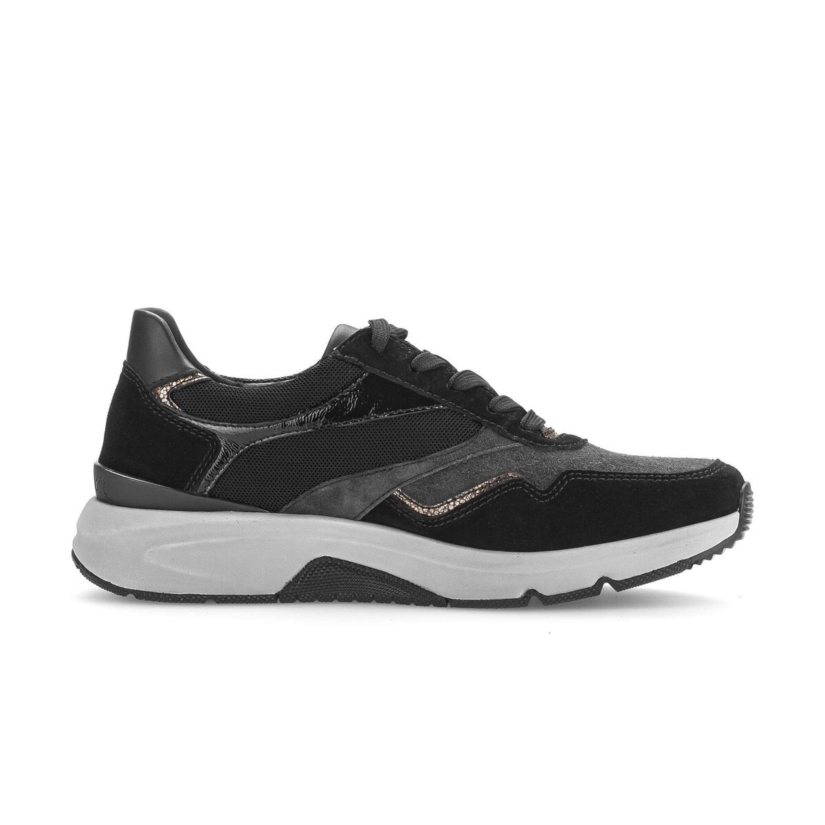 Gabor Sneaker »Sneaker low Materialmix Leder/Lederimitat«