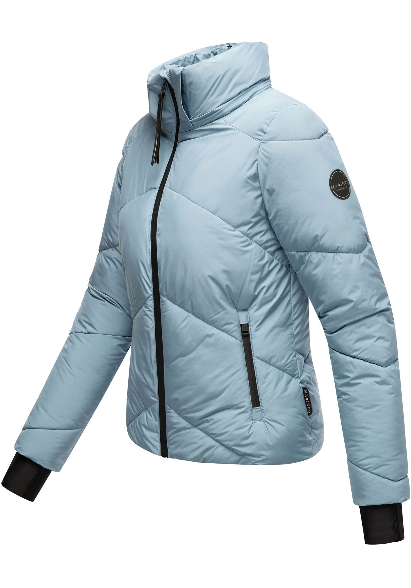Marikoo Winterjacke »Simaraa«, mit abnehmbarem Kunstfellkragen