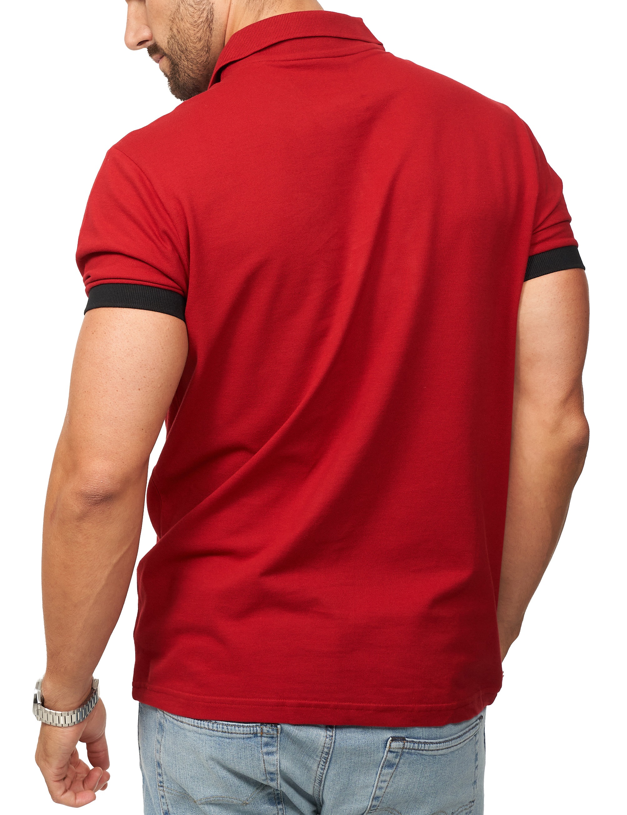 Daily Cotton Poloshirt »Daily Cotton Poloshirt in Kurzarm als Freizeit Polo T-Shirt - Polo-Hemd für Herren« Männer Polohemd im Regular-Fit in Piqué-Qualität