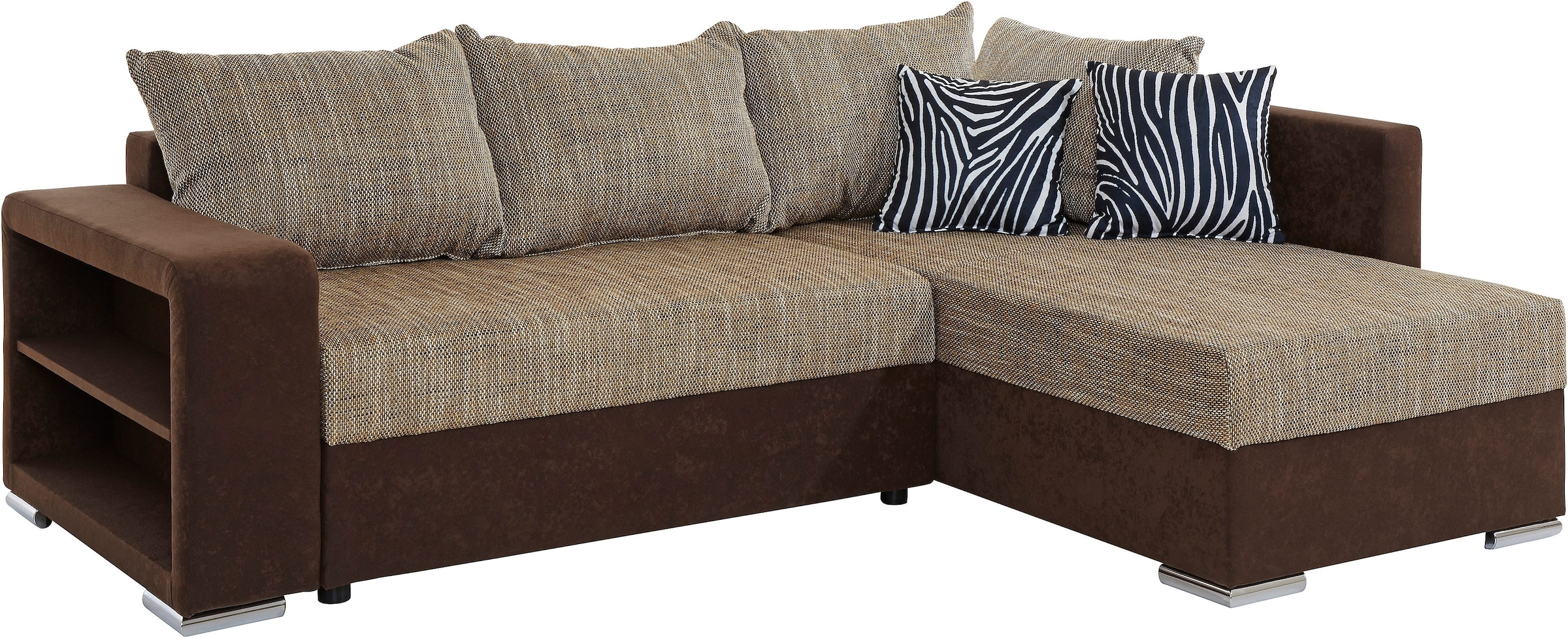 COLLECTION AB Ecksofa »John L-Form«, mit Bettfunktion, wahlweise mit Federkern