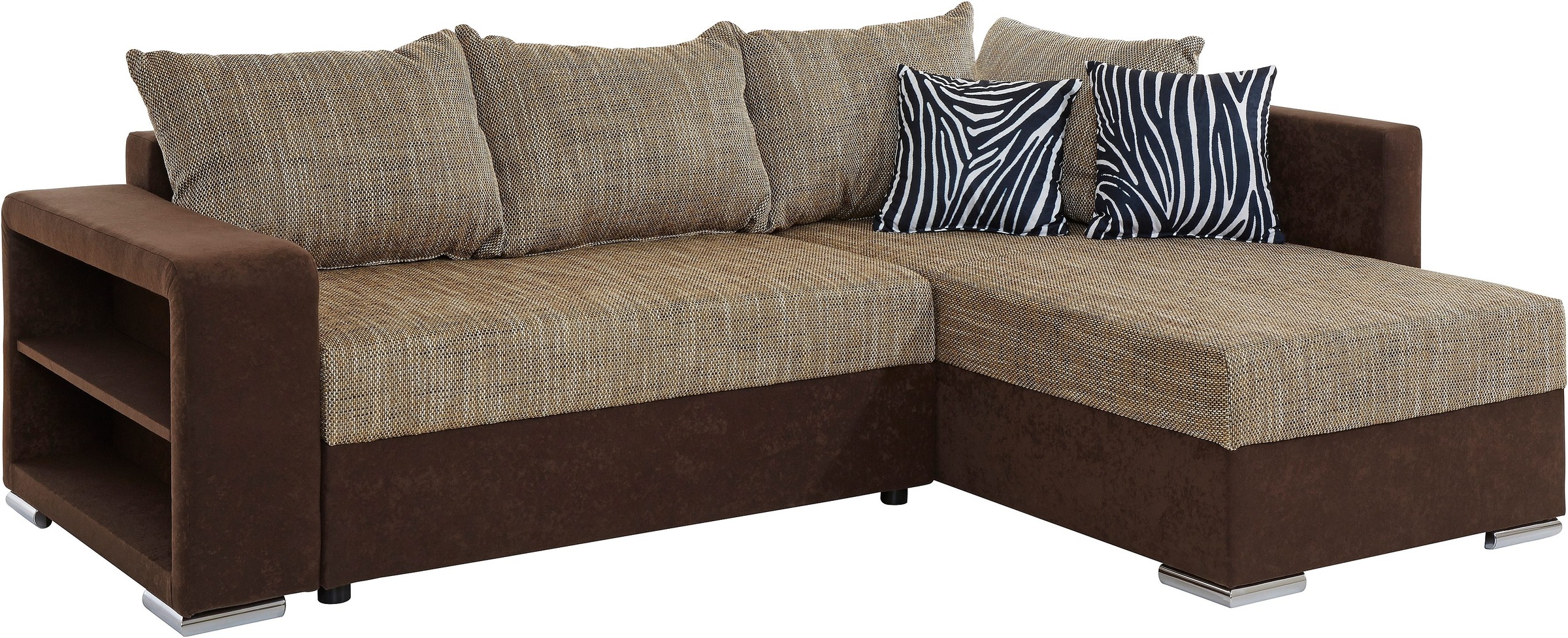 COLLECTION AB Ecksofa "John L-Form" mit Bettfunktion, wahlweise mit Federke günstig online kaufen