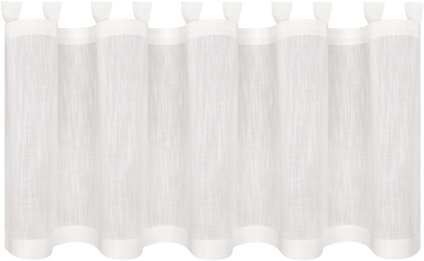 Gerster Scheibengardine "Carna" Schlaufen 1 Stk. tlg. Schlaufenbistro-Gardi günstig online kaufen