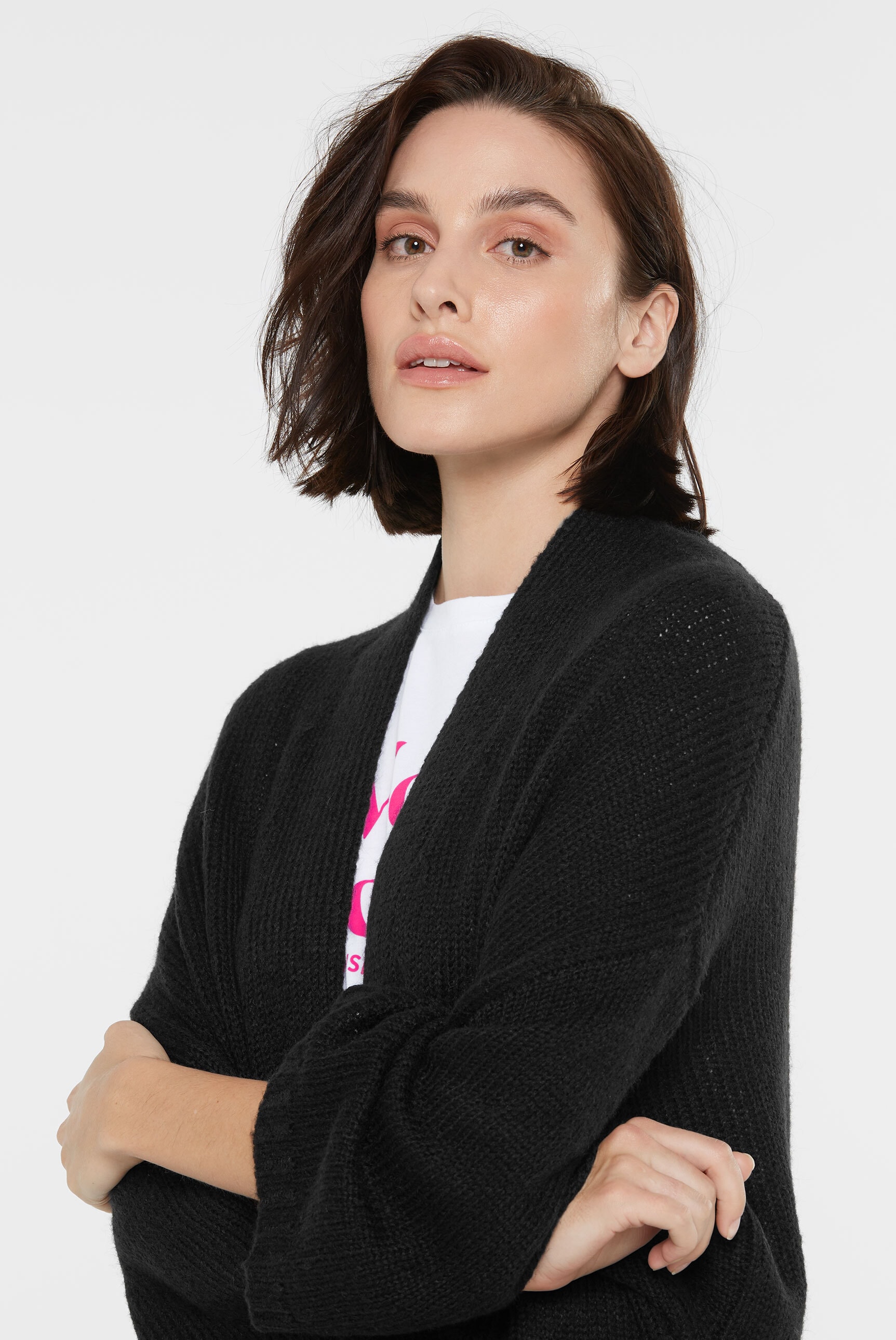 SENSES.THE LABEL Cardigan, aus Feinstrick