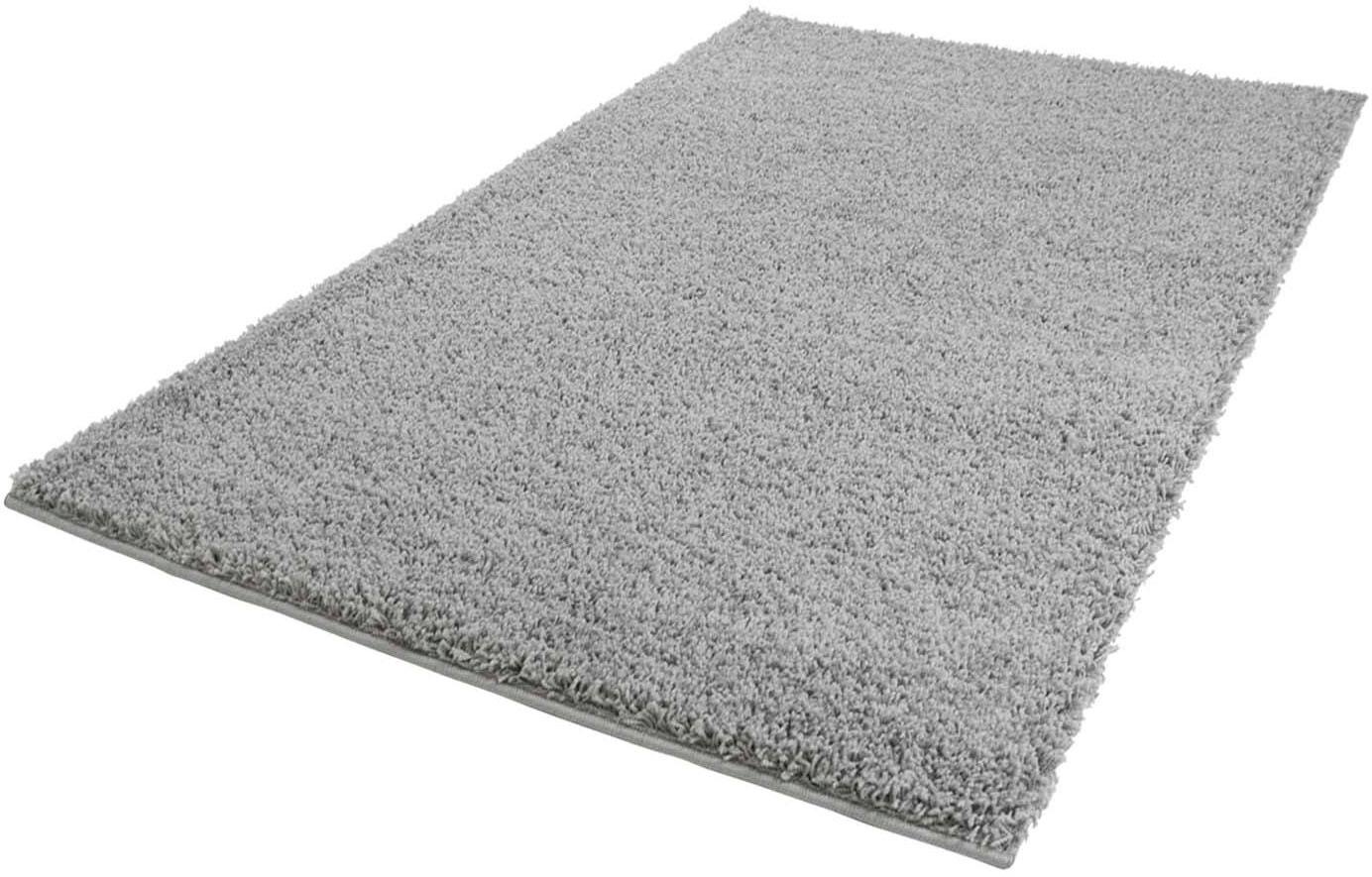 Carpet City Hochflor-Teppich "Shaggi uni 500" rechteckig 30 mm Höhe Läufer, günstig online kaufen