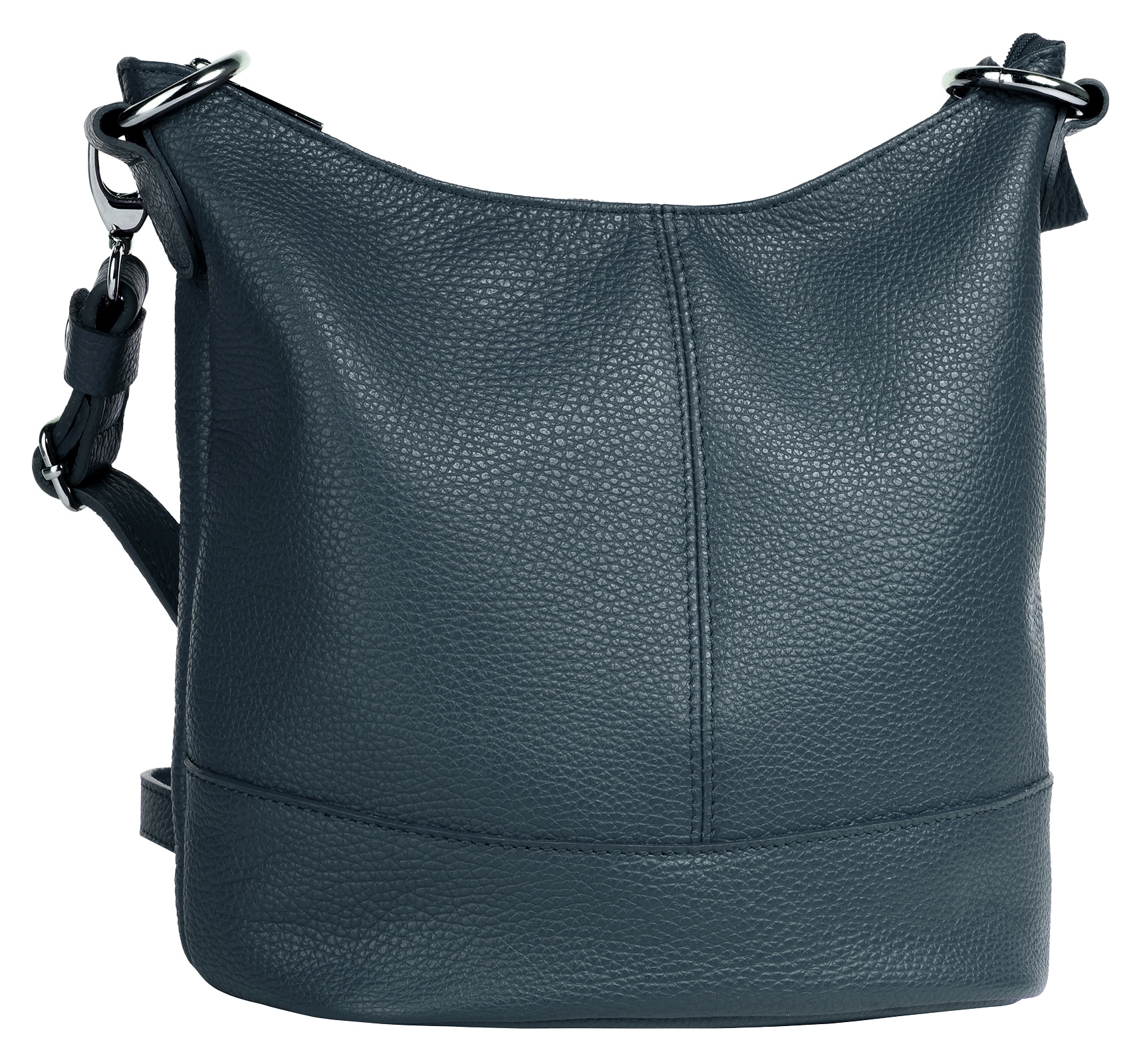 Cluty Umhängetasche, echt Leder, Made in Italy