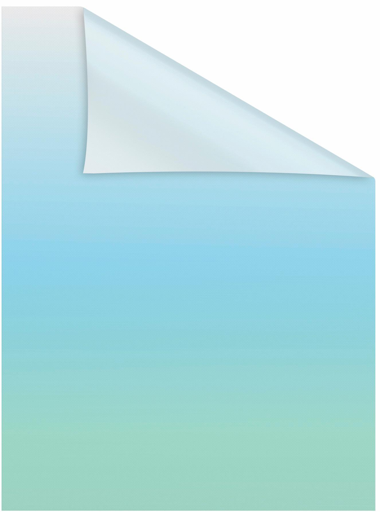 LICHTBLICK ORIGINAL Fensterfolie "Ombre Petrol" 1 Stk. blickdicht strukturi günstig online kaufen