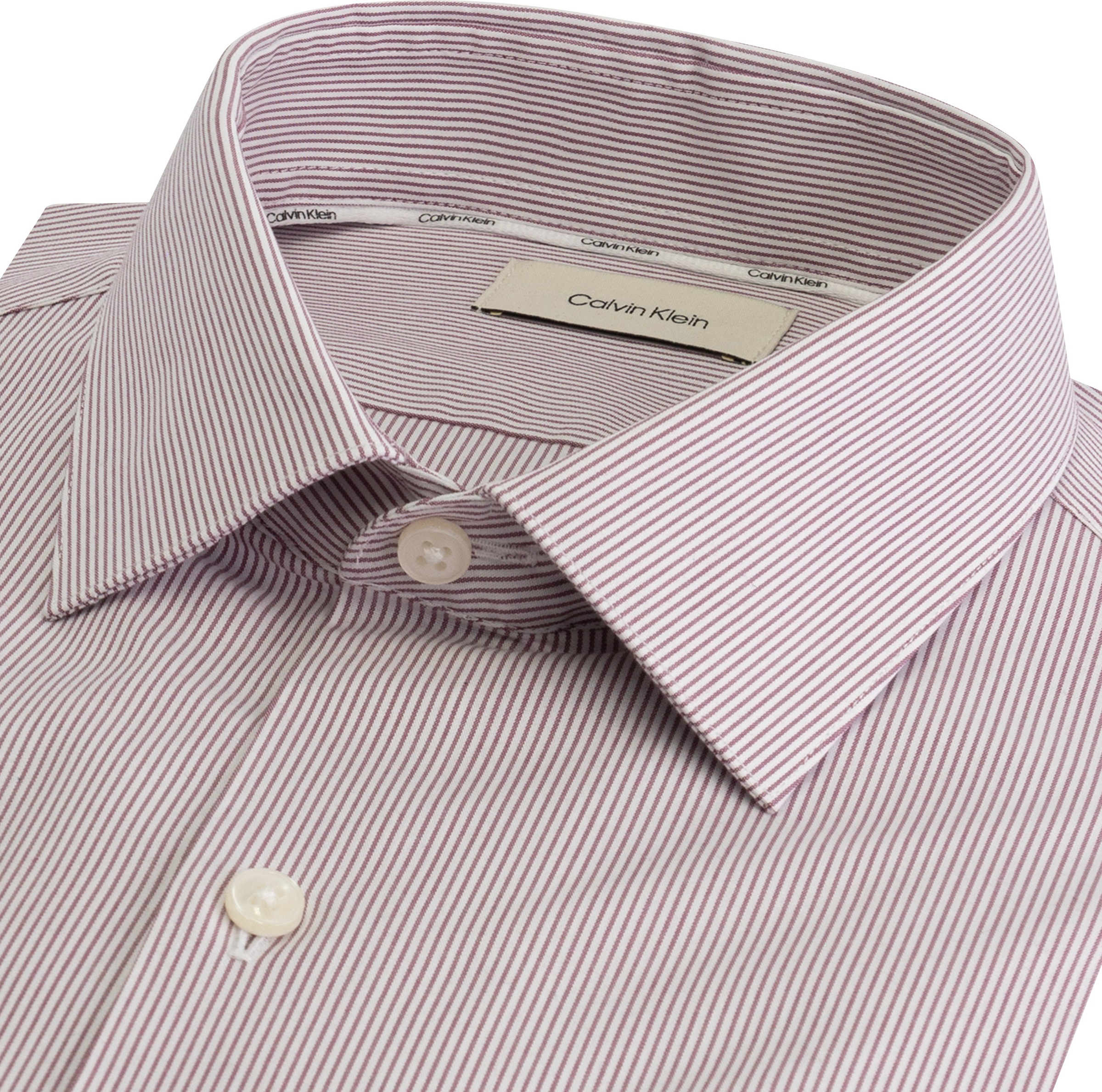 Calvin Klein Businesshemd "SLM ENT CLS STR STP", slim fit, normaler Hemdkra günstig online kaufen