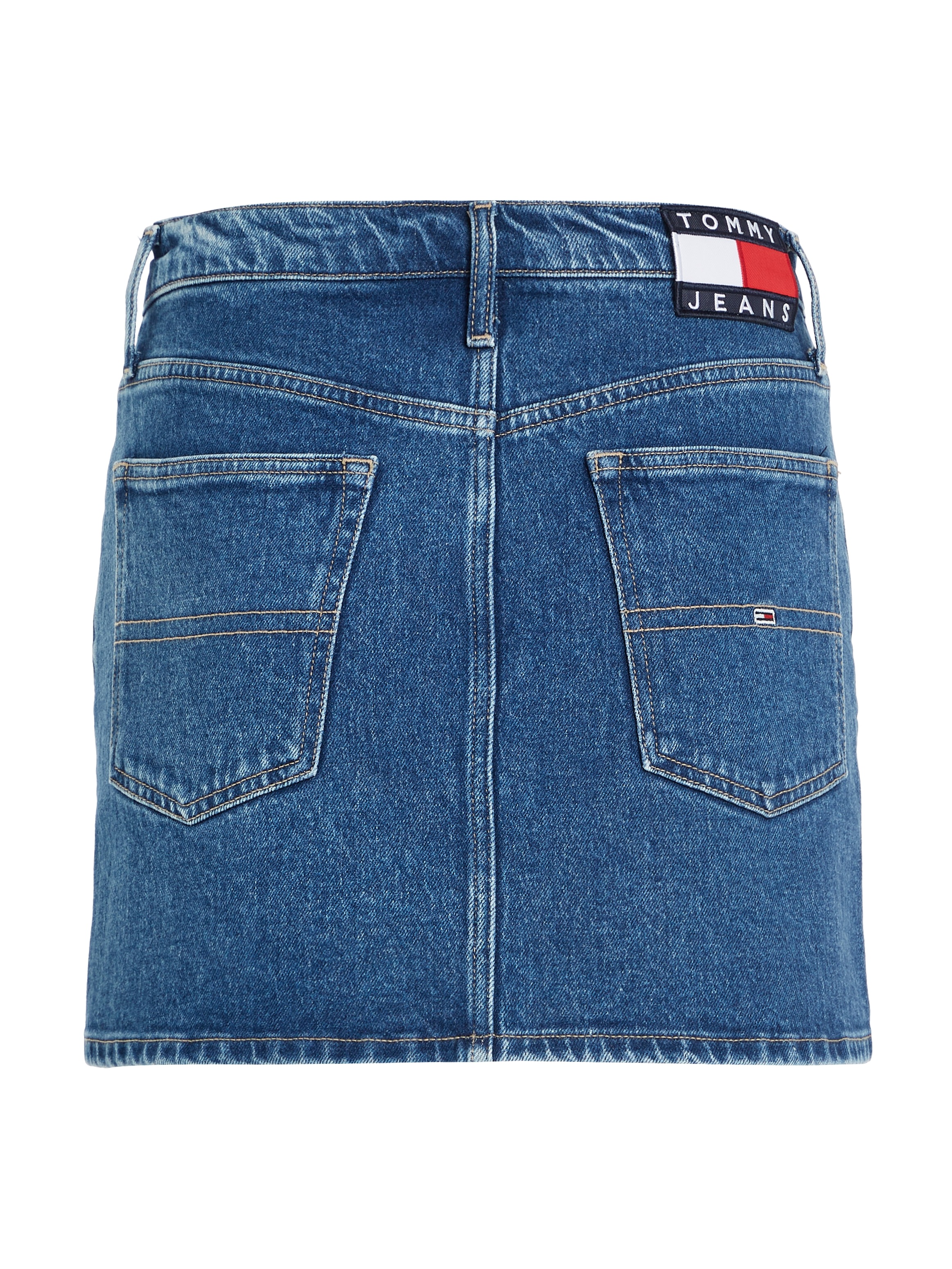 Tommy Jeans Jeansrock, mit | Logobadge BAUR Tommy Jeans für bestellen