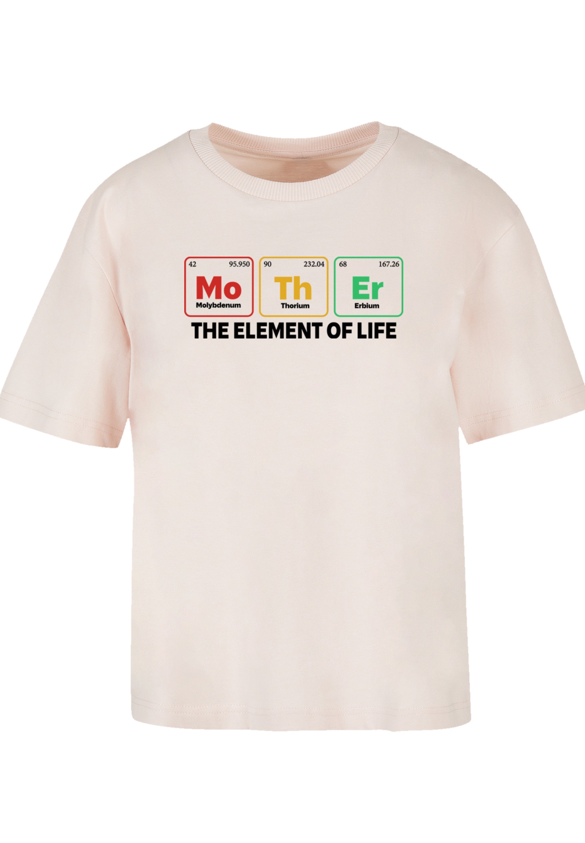 F4NT4STIC T-Shirt »Mothers Day Minimalist Periodic Table Geeky Mom«, Premium Qualität