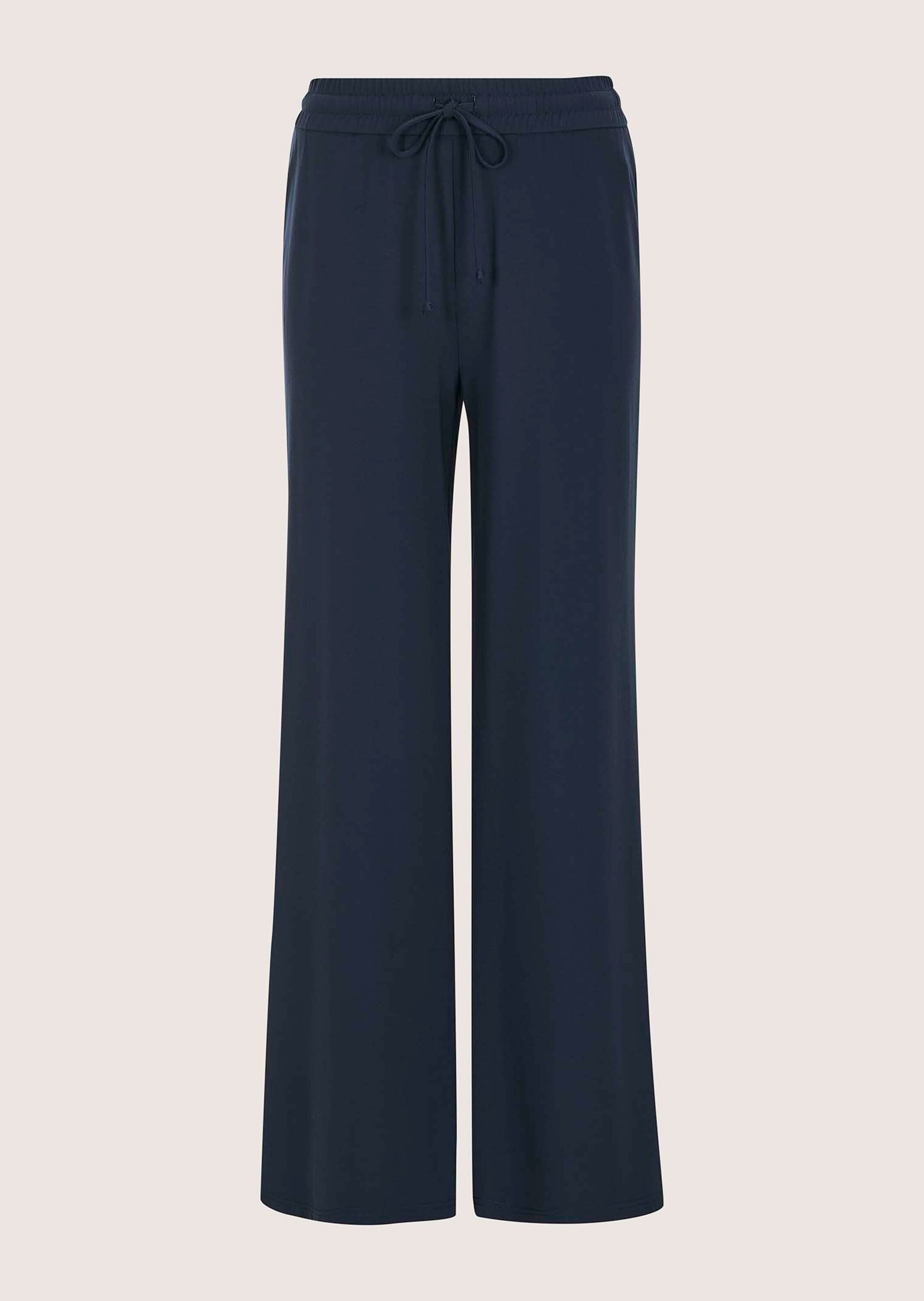 MADELEINE Jerseyhose "Jerseyhose Schlupfhose mit Tunnelzug" Jerseyhose mit weitem Bein
