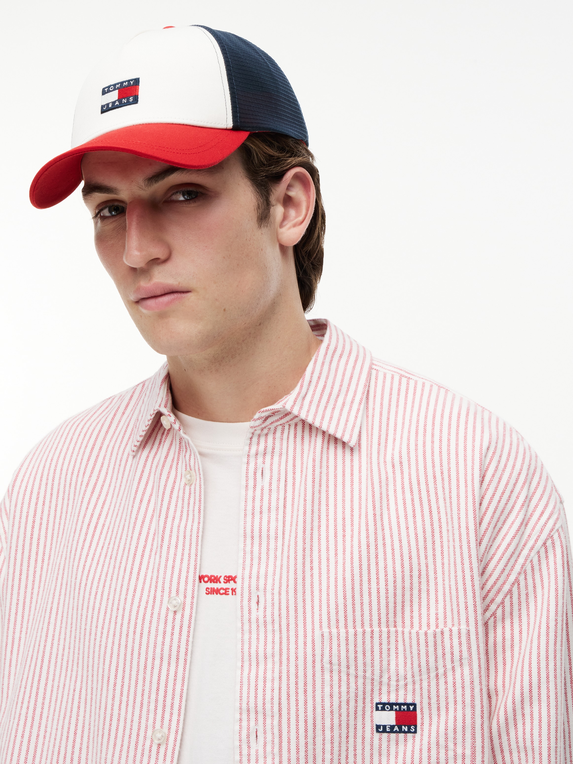 Tommy Jeans Trucker Cap »TJM HERITAGE TRUCKER« Regular fit mit festem Schirm