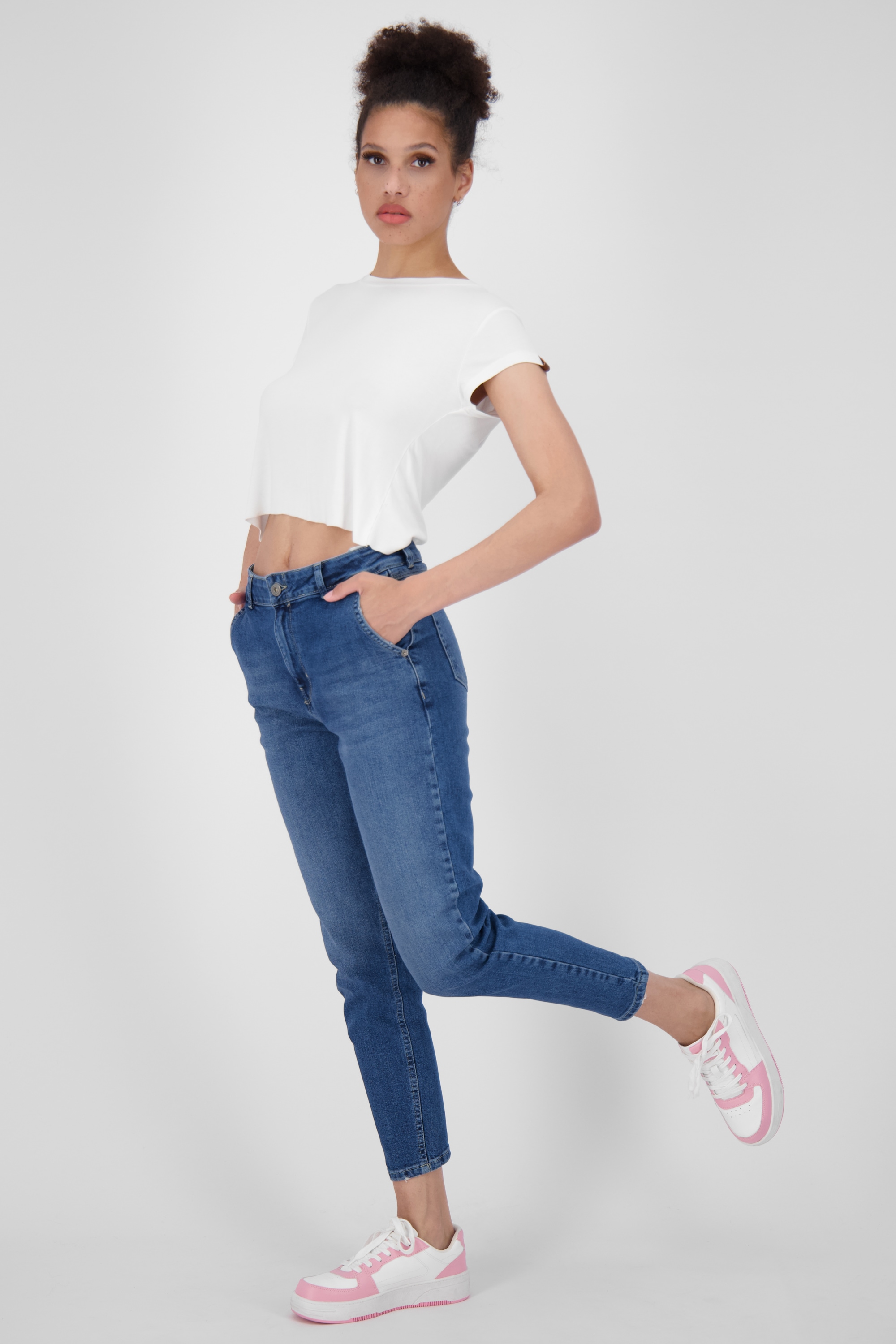 Alife & Kickin Mom-Jeans »Damen LaureenAK DNM A«