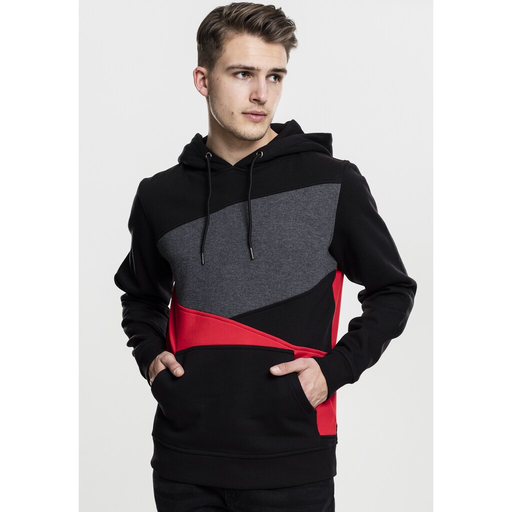 URBAN CLASSICS Sweatshirt »Urban Classics Herren Zig Zag Hoody«, (1 tlg.)