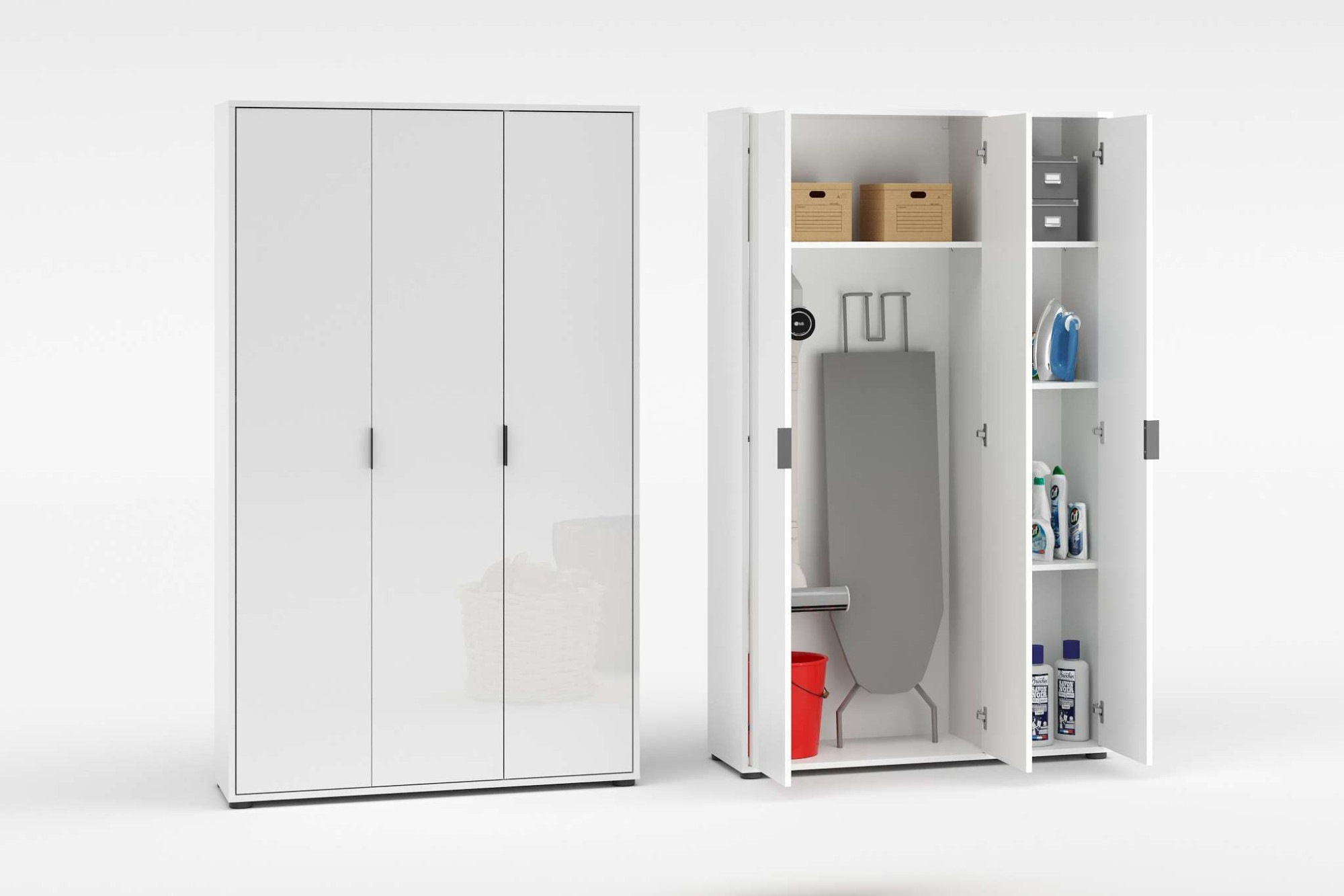 Home affaire Mehrzweckschrank "JOLLY, Stauraumschrank, Breite 107 cm, Höhe günstig online kaufen