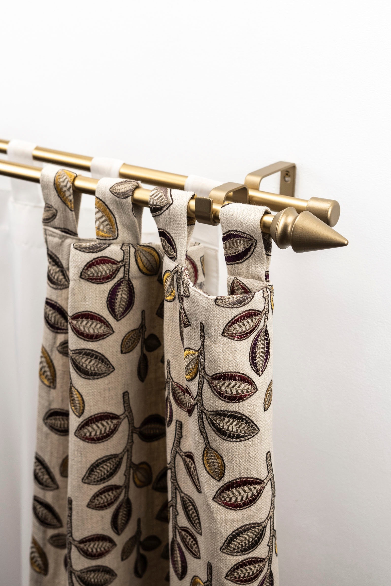 GARESA Gardinenstange "SPYRNA mit offenem Träger" Ø 16 mm 2 läufig-läufig W günstig online kaufen