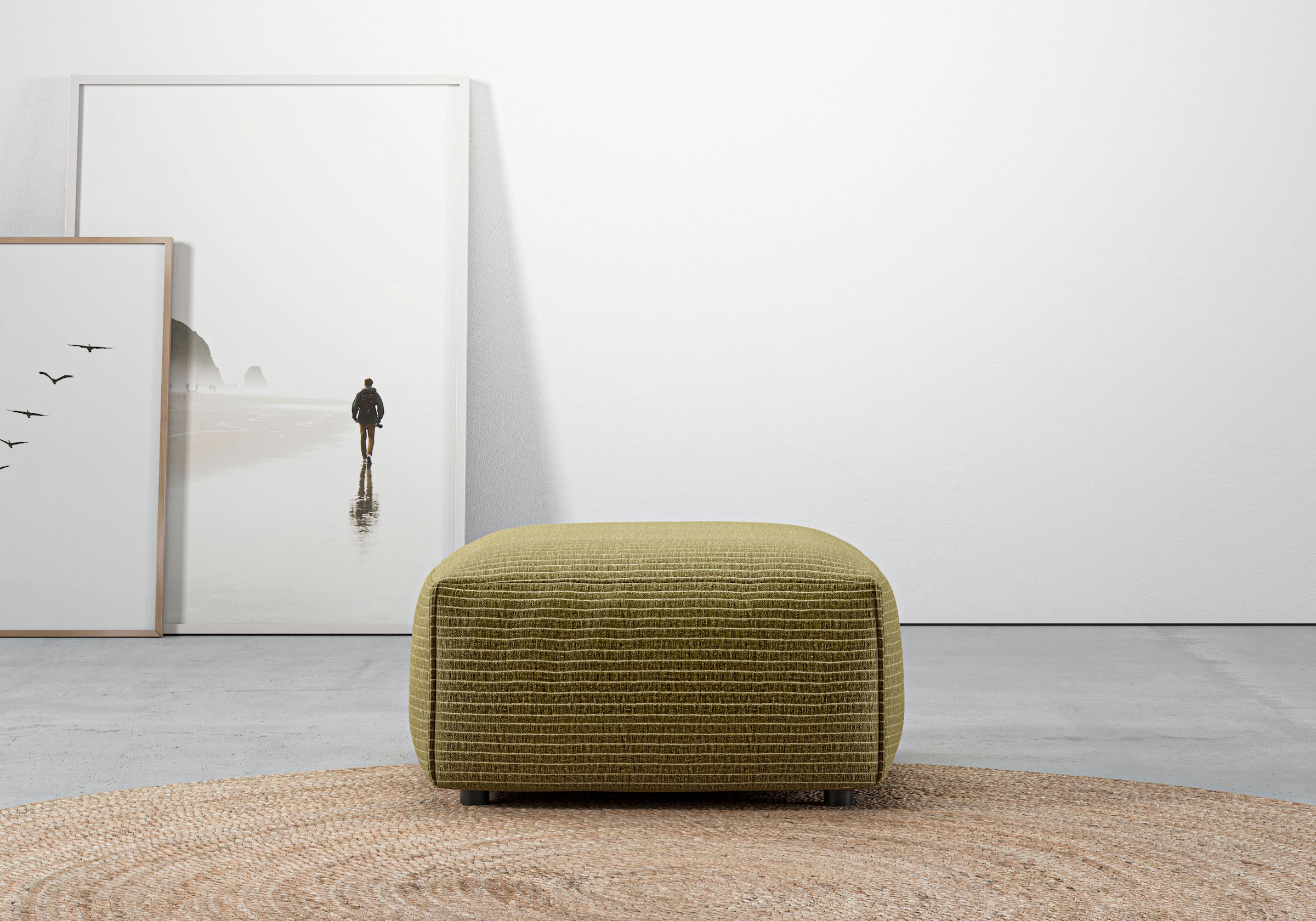 Home affaire Hocker "Glimminge auch in Breitcord, Feincord und Easy care-Be günstig online kaufen