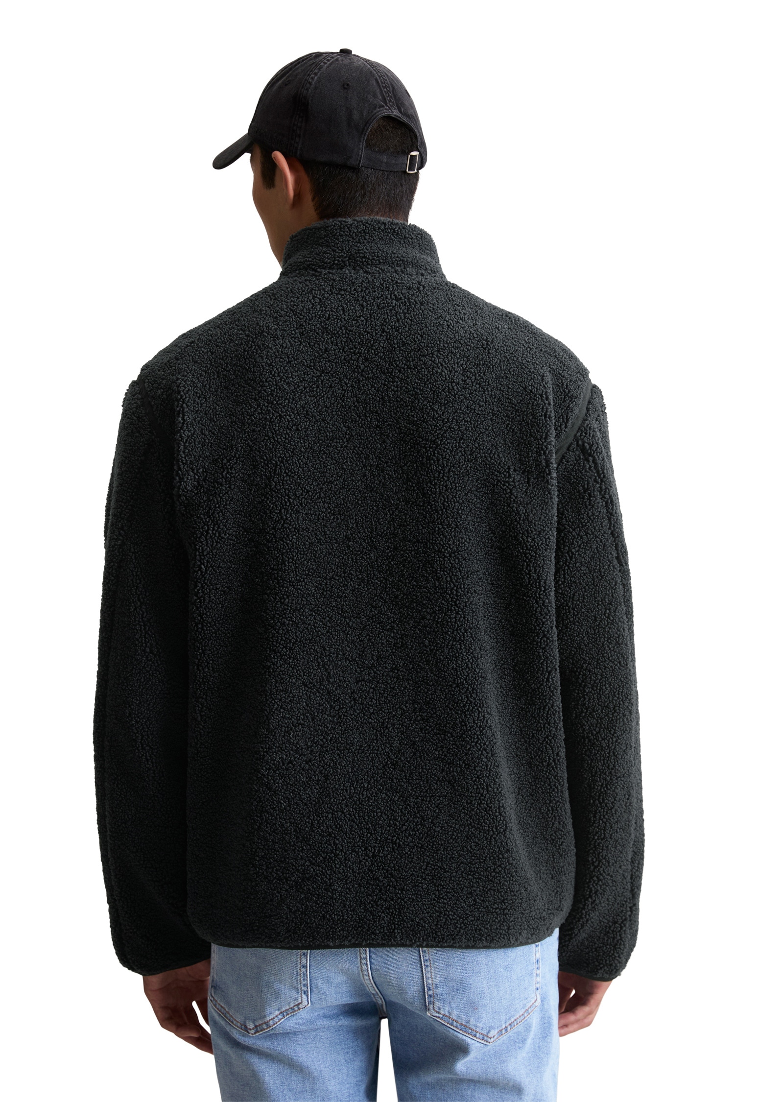 Marc O'Polo DENIM Outdoorjacke »mit Nylon-Brusttasche«, ohne Kapuze