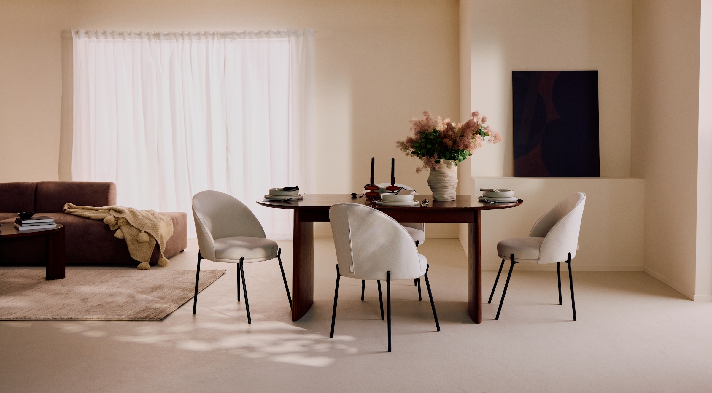 LeGer Home by Lena Gercke Kombiservice »Geschirr-Set, Service Liliane« skandinavische, minimalistische Formensprache, 16 Teile