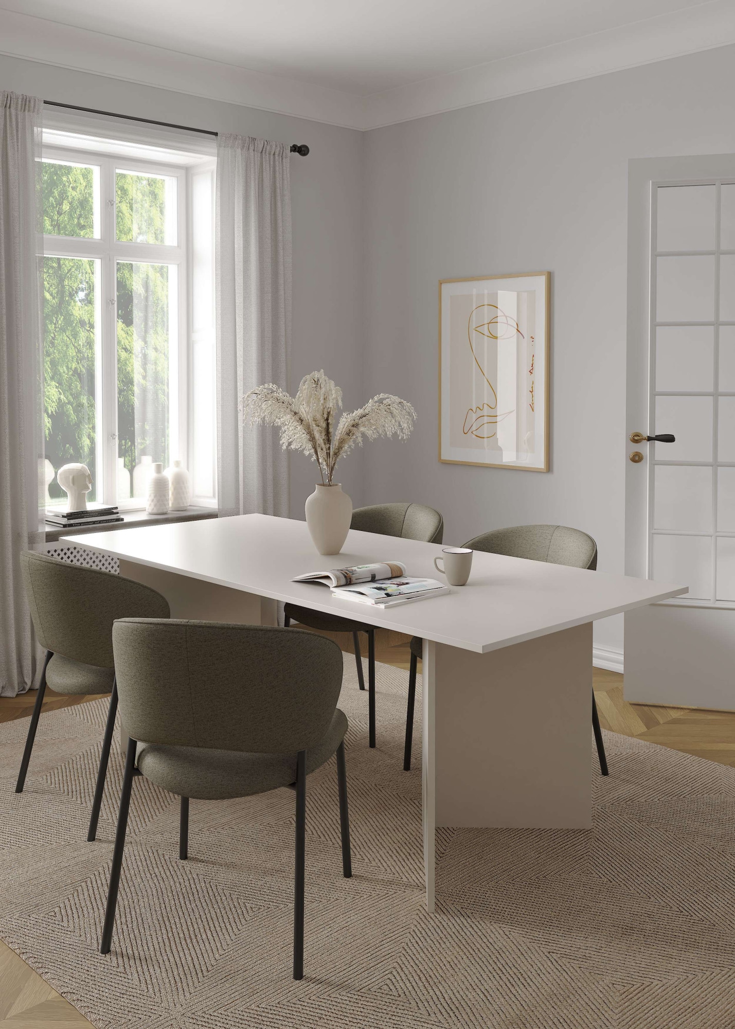 Home affaire Esstisch »FAMILY, Speisetisch, Tisch, rechteckig« Pflegeleichte Oberfläche in zeitlosem Design