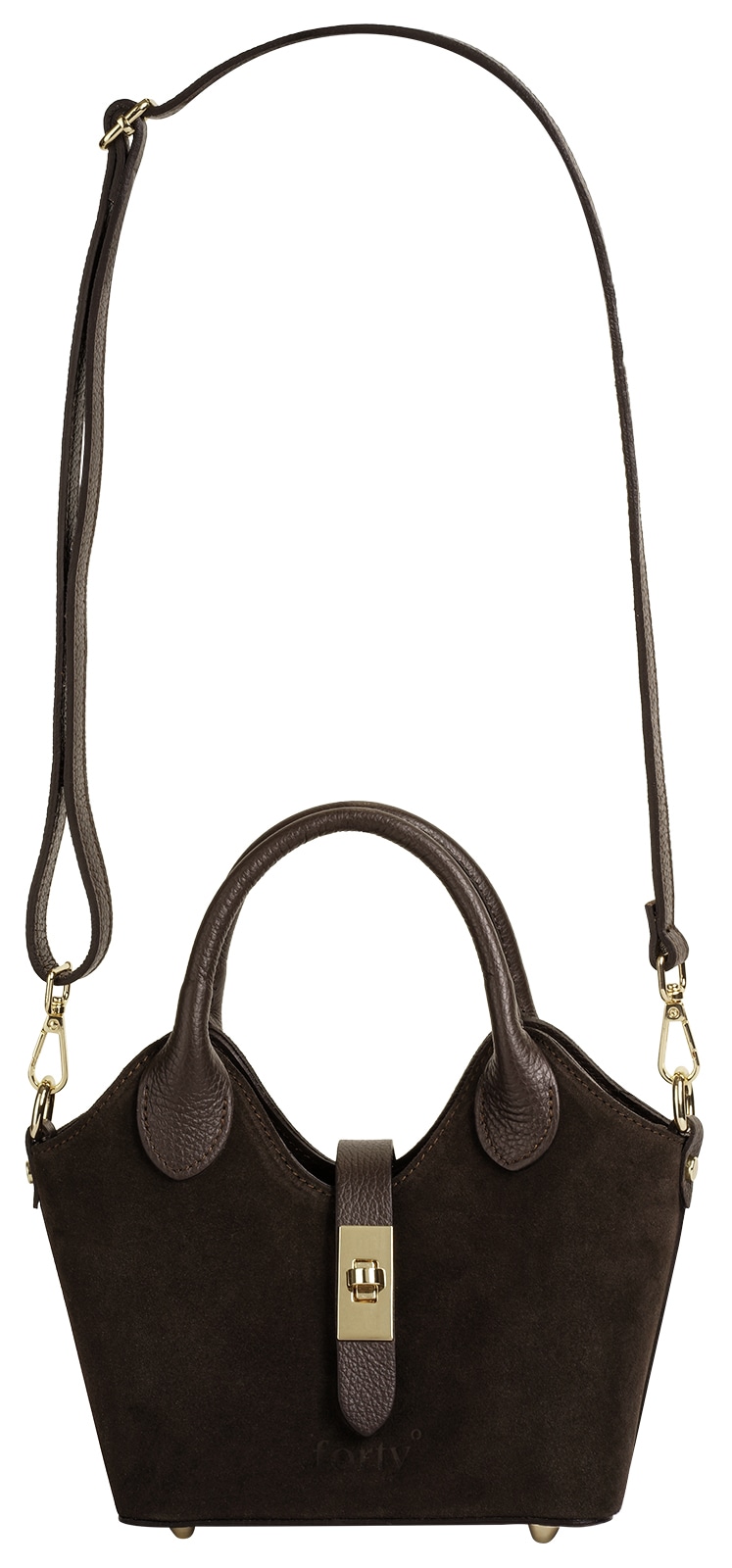 forty° Henkeltasche »BELTRAVA - S« echt Leder, Made in Italy