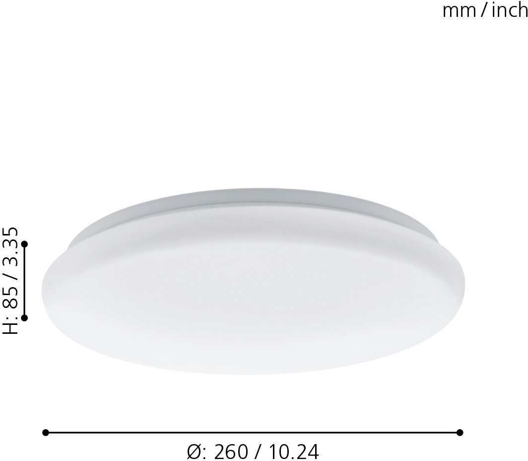 EGLO LED Deckenleuchte »GIRON-M«, 1 flammig-flammig, LED Deckenlampe