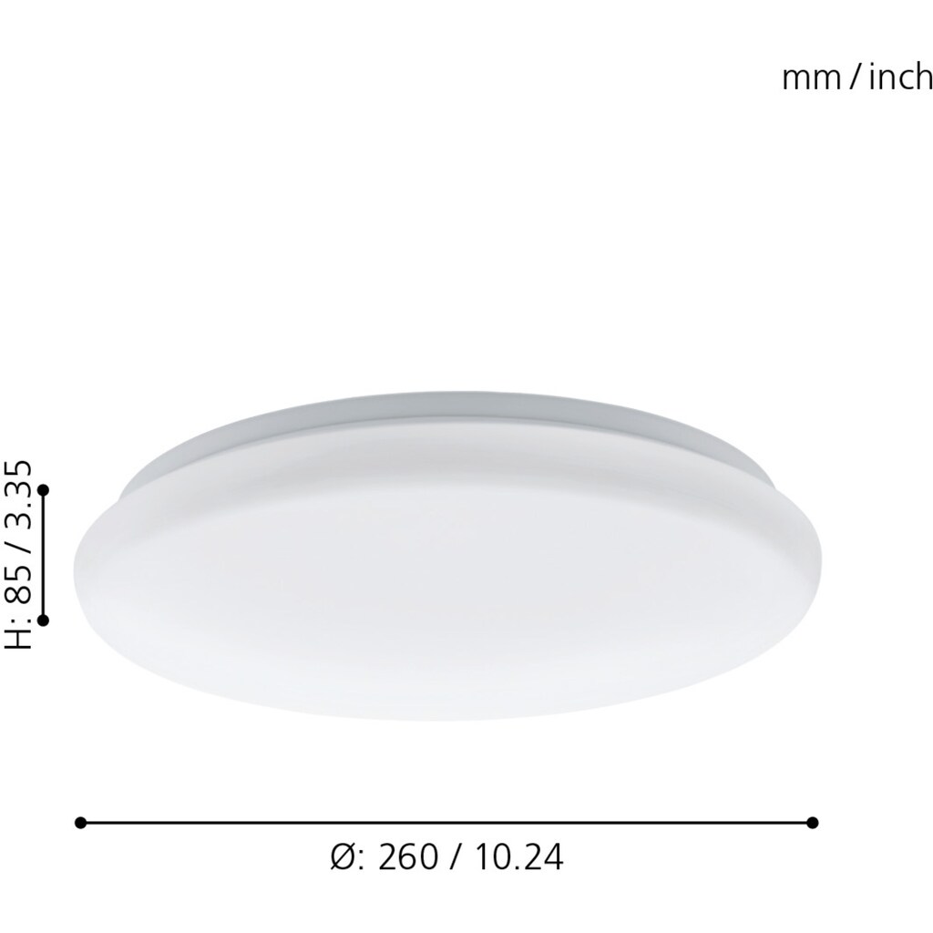 EGLO LED Deckenleuchte »GIRON-M«, 1 flammig-flammig