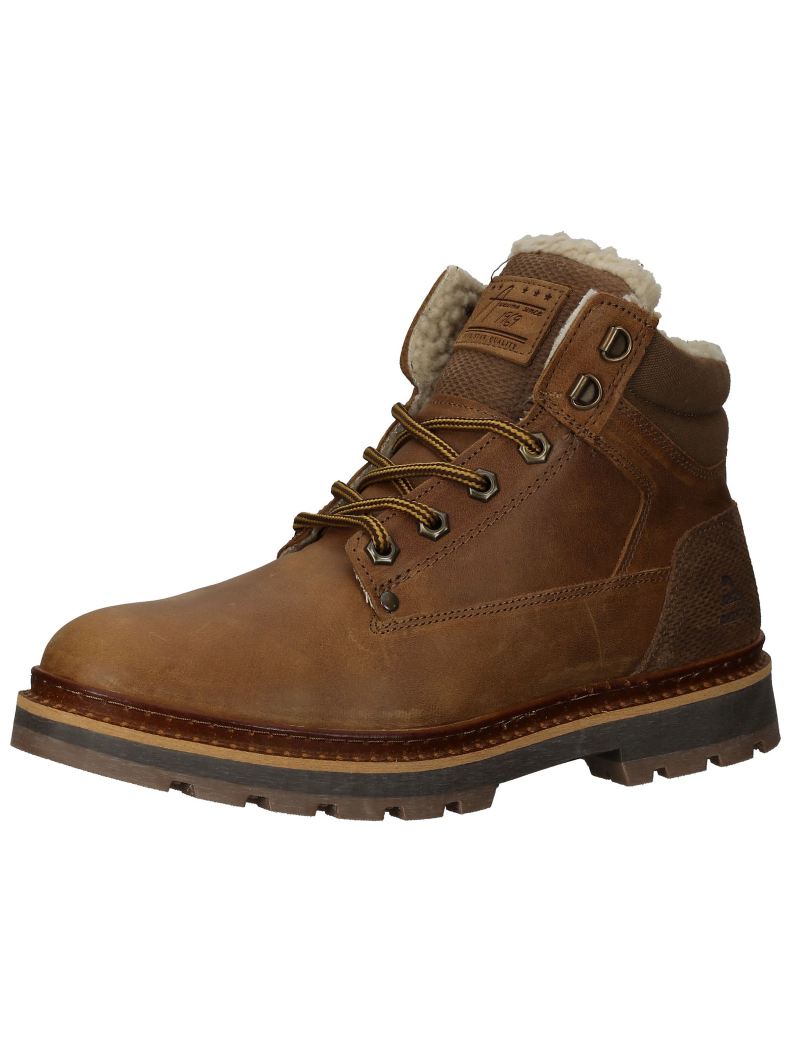 Bullboxer Schnürstiefelette "Bullboxer Stiefelette Glattleder" günstig online kaufen