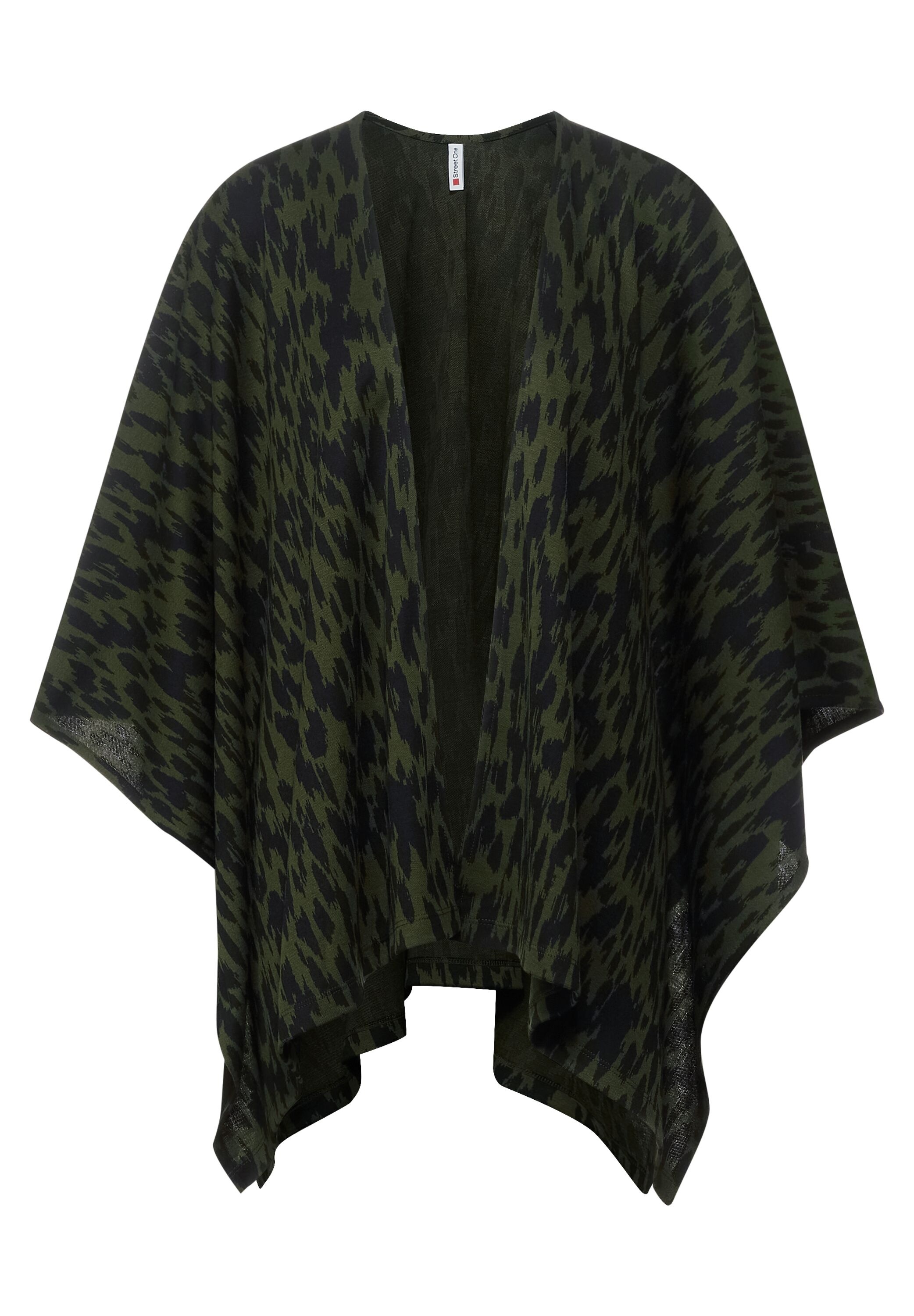 STREET ONE Strickponcho, mit allover Print