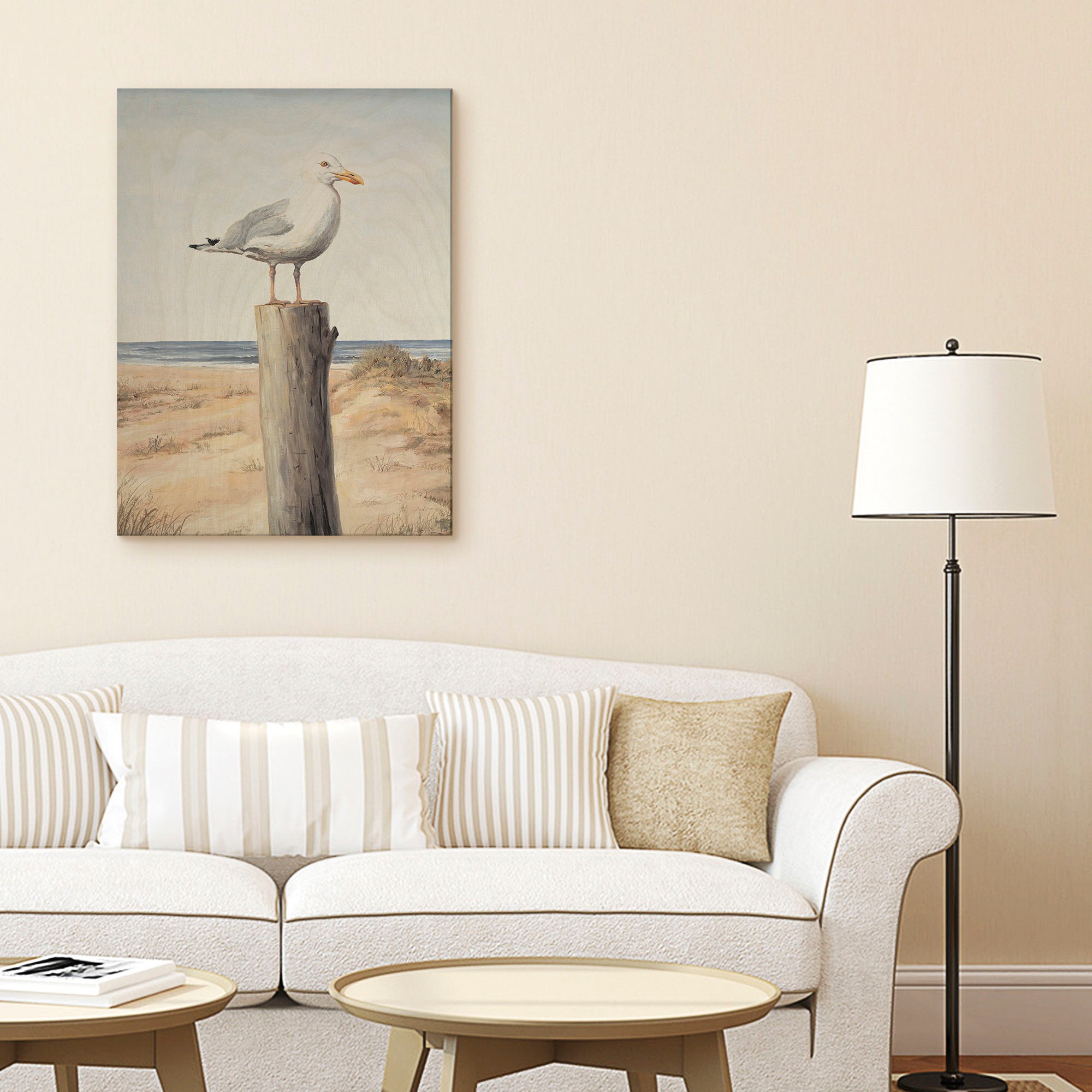 Artland Holzbild »Möwe«, Tierbilder, (1 St.)
