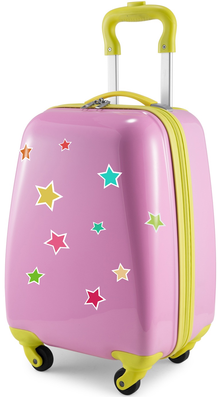 Hauptstadtkoffer Kinderkoffer »For Kids, Sterne«, 4 Rollen, Kinderreisegepäck Handgepäck-Koffer Kinder-Trolley