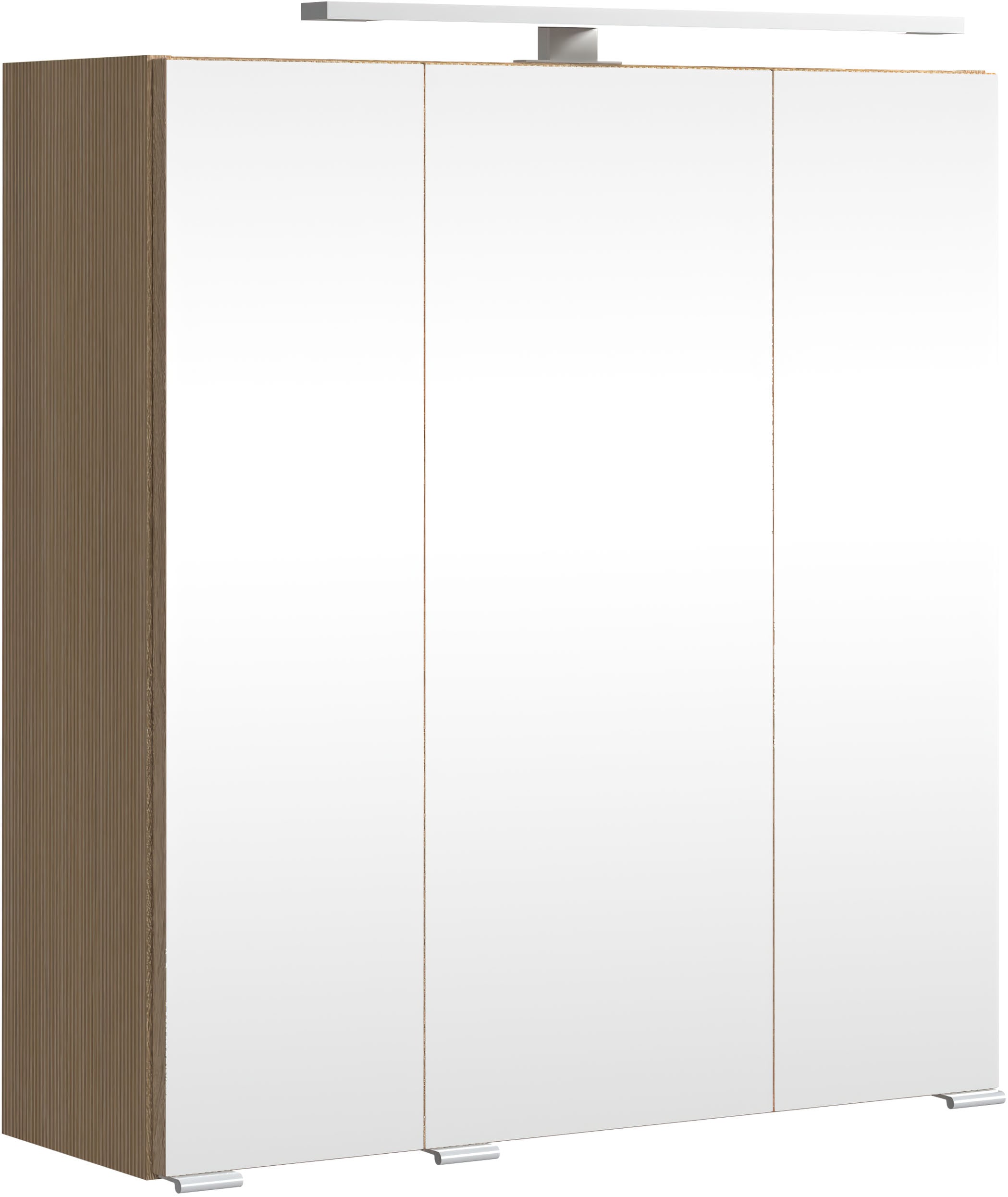 welltime Spiegelschrank "EIXO, 3 Türen, 6 verstellbare Glasböden, gedämpfte günstig online kaufen