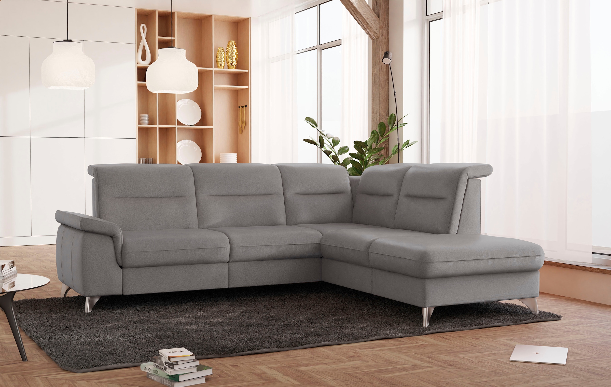 sit&more Ecksofa "Astoria L-Form", wahlweise mit motorischer Relaxfunktion günstig online kaufen