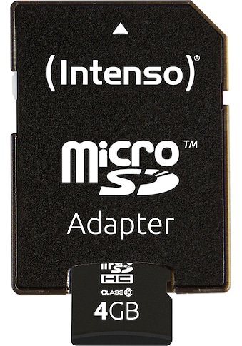 Intenso Speicherkarte »microSDHC Class 10 + SD...