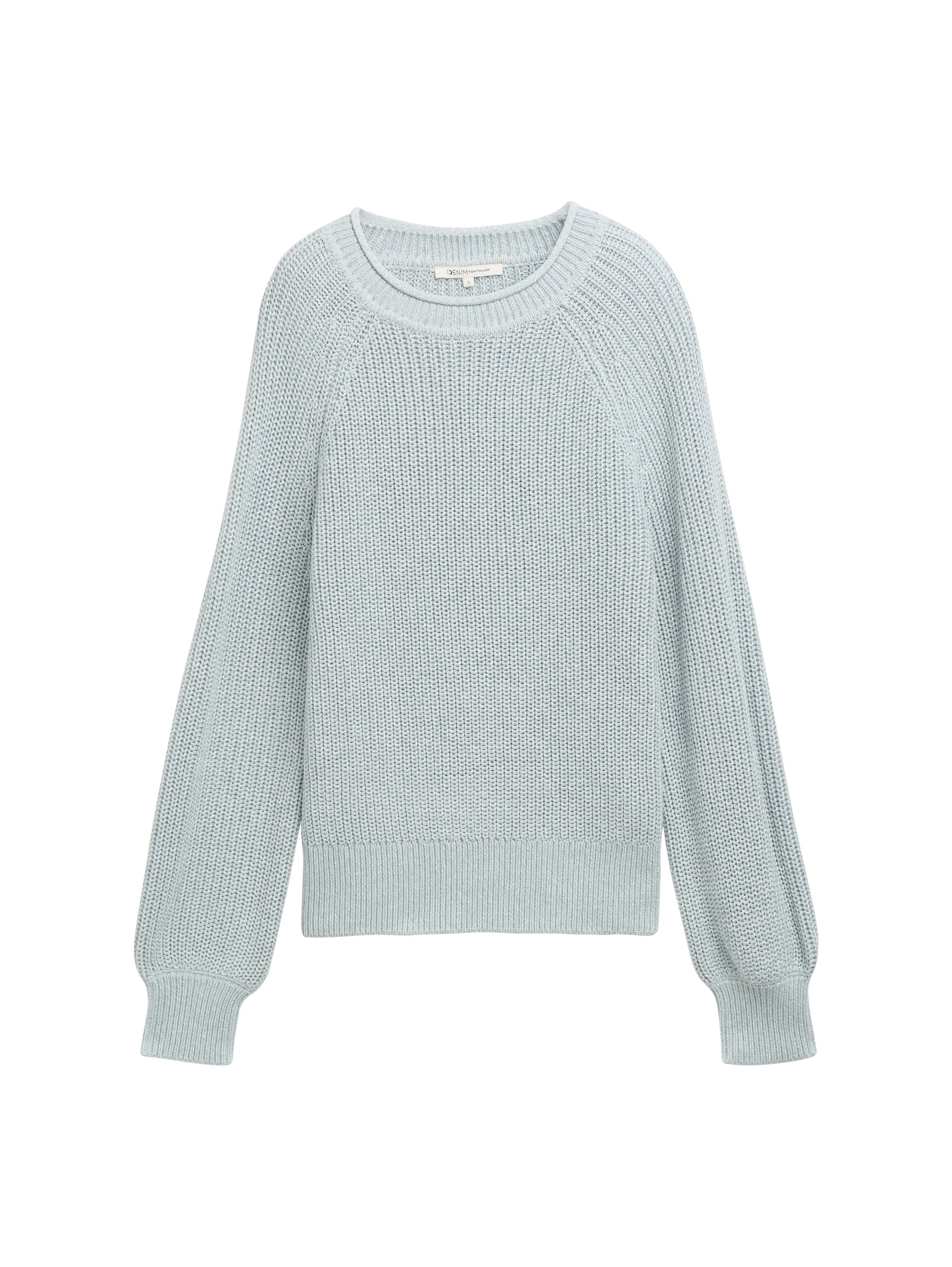 TOM TAILOR Denim Strickpullover, mit Strick-Struktur