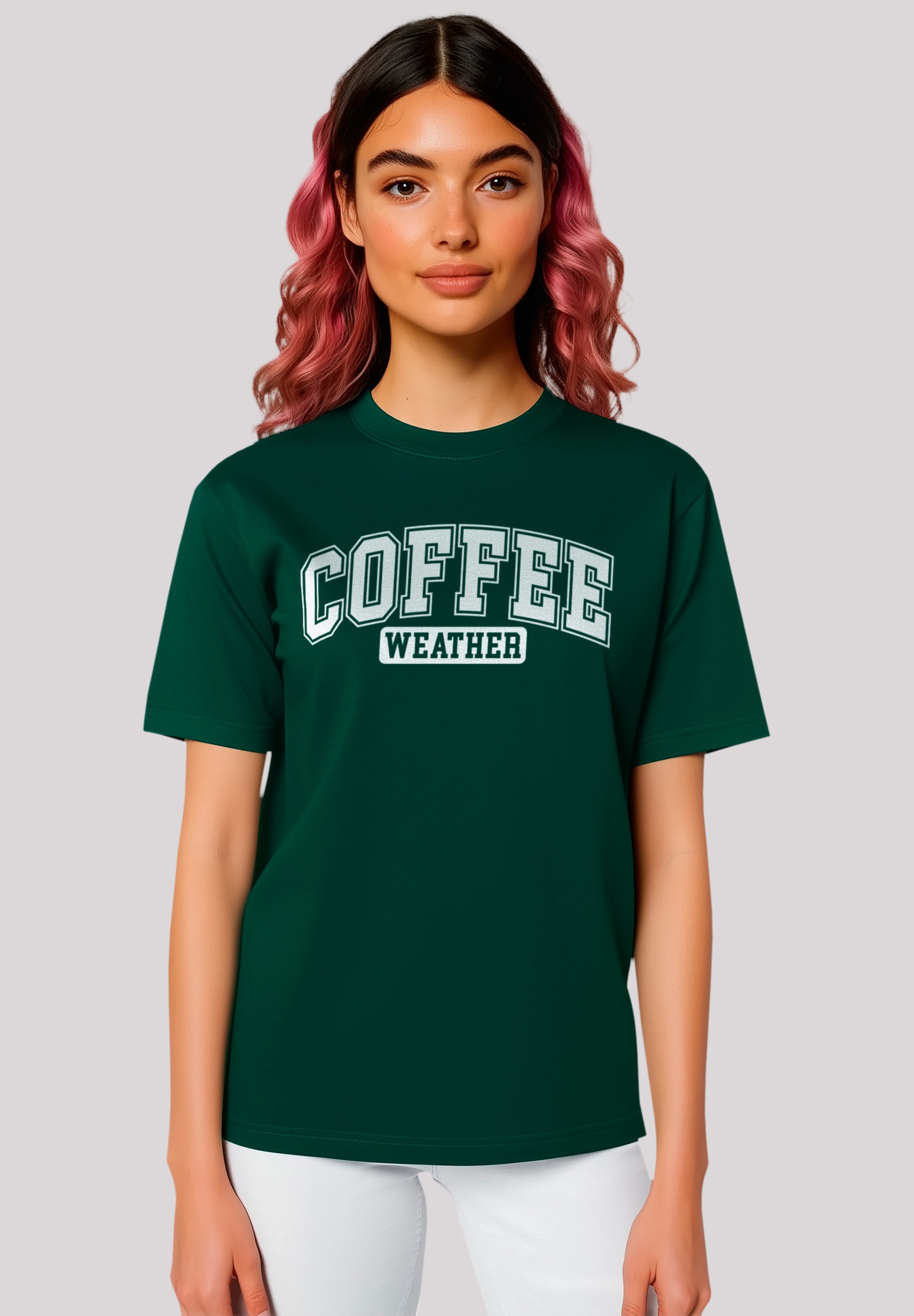 F4NT4STIC Marškinėliai »Coffee Weather Winter Ho...