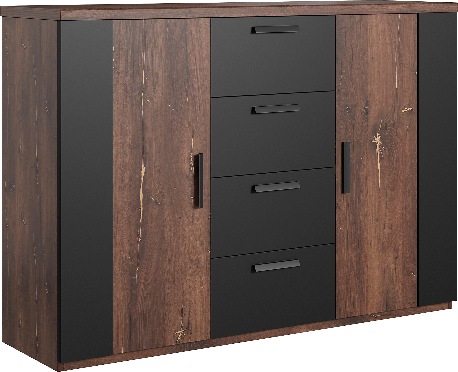 Home affaire Schubkastenkommode "Sigma, Breite 132 cm, moderne Schubladenko günstig online kaufen