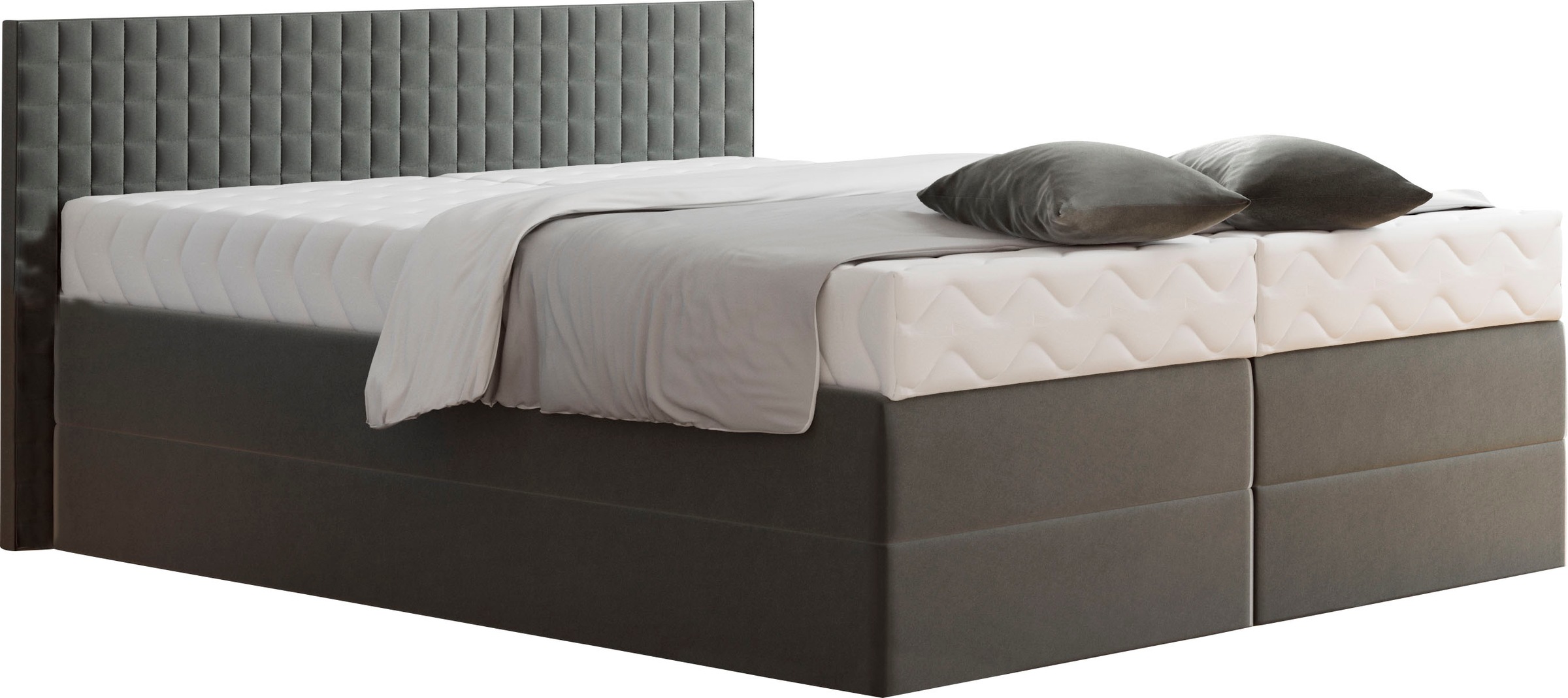 Westfalia Schlafkomfort Boxspringbett, mit Zierkissen, wahlweise mit Topper