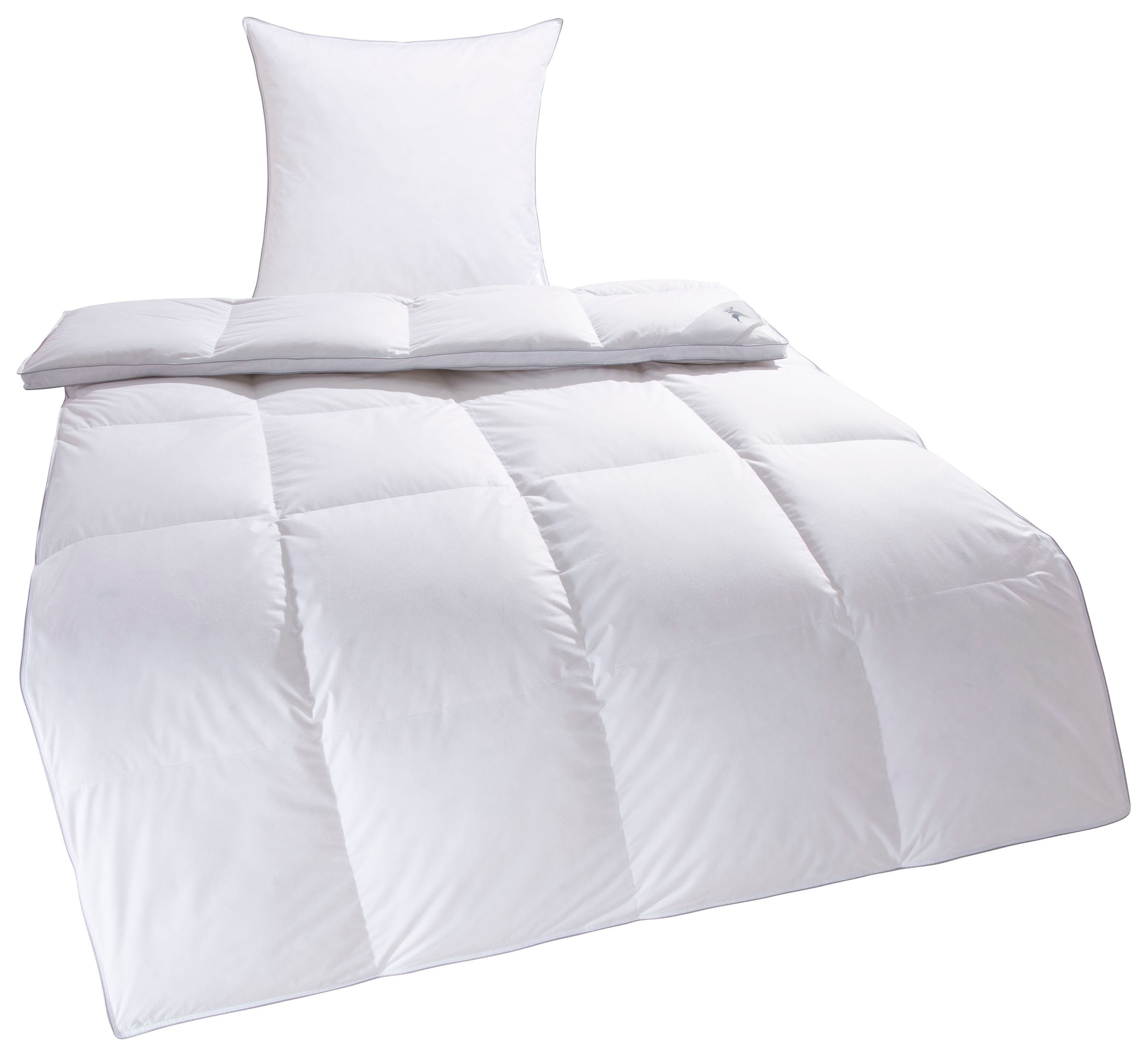 Älgdröm Daunenbettdecke + Kopfkissen "Lodiken, Bettdecke 135x200 cm, 155x22 günstig online kaufen