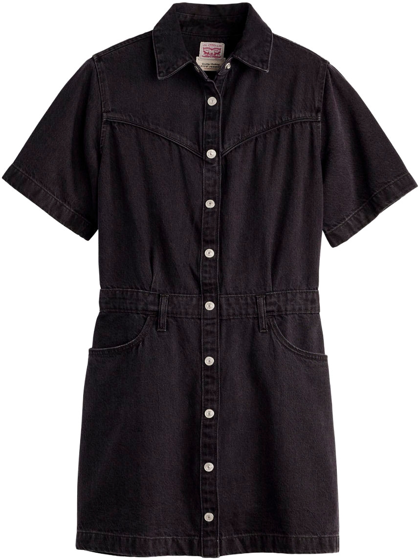 Levi's® Jeanskleid »WESTERN DRESS« Eingrifftaschen | Gesäßtaschen Durchgehender Druckknopfverschluss