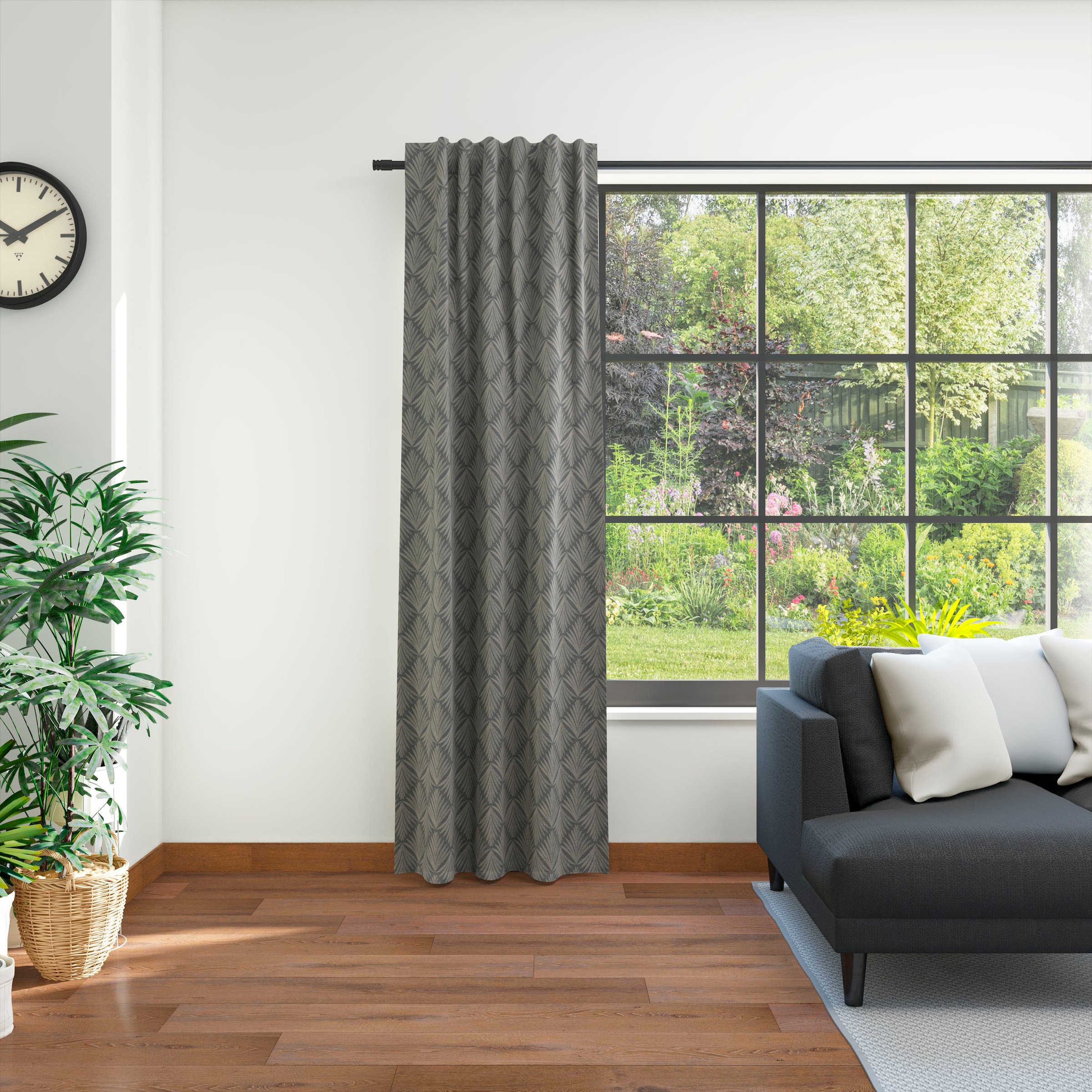 Neutex for you! Vorhang »Sorento«, (1 St.), moderne Streifenoptik mit  Blattmusterung kaufen | BAUR
