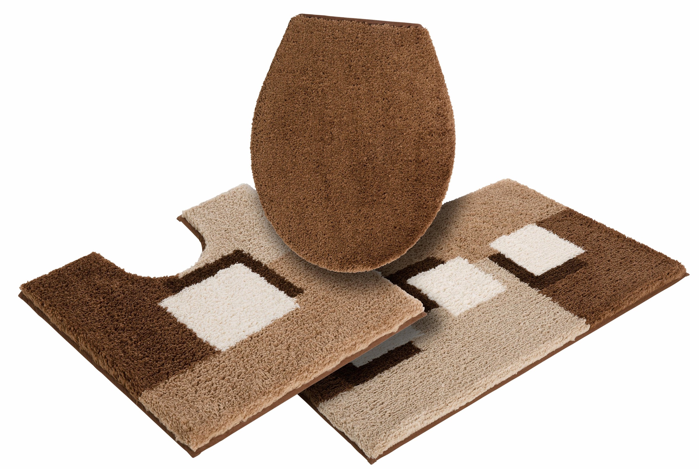 my home Badematte "Ada, Badvorleger, Badezimmer Teppich" Höhe 21 mm rutschh günstig online kaufen