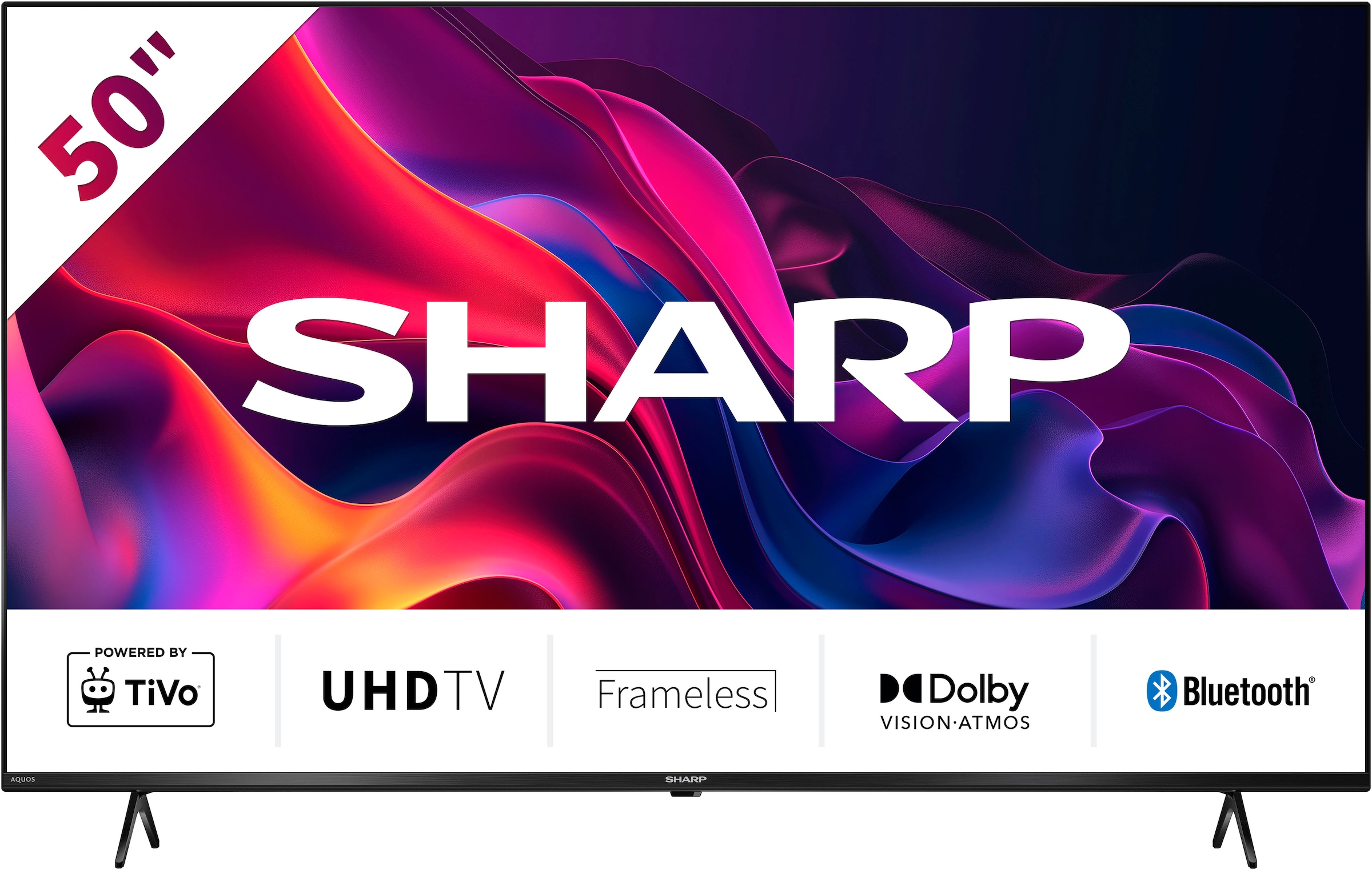 Sharp LED-Fernseher »4T-C50GK_«, 4K Ultra HD, Smart-TV