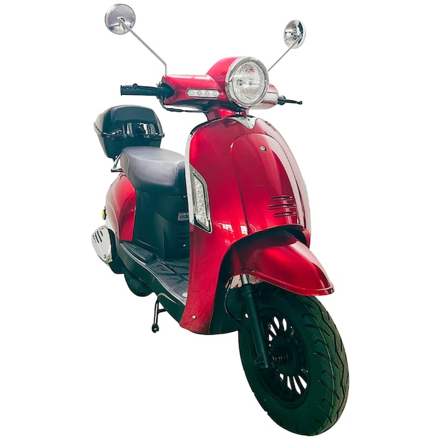 GT UNION Motorroller »Massimo«, 50 cm³, 45 km/h, Euro 5, 3 PS, (Set), mit  Topcase auf Raten | BAUR