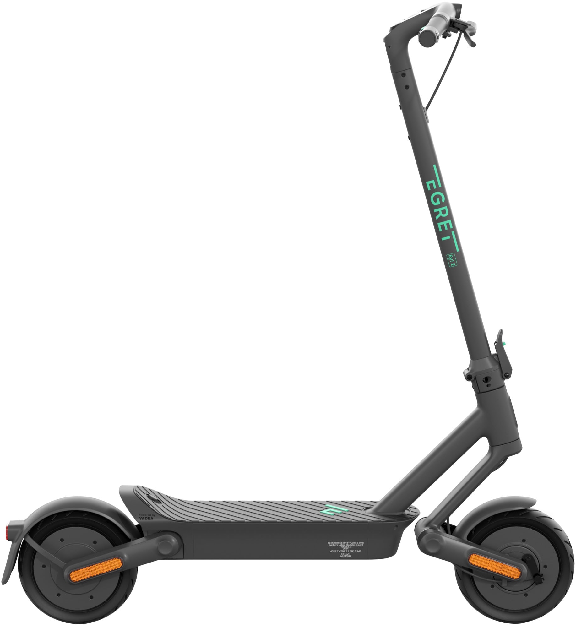 Egret E-Scooter »Egret Ey! 2«, Electric Scooter, mit Straßenzulassung, bis zu 45 km Reichweite
