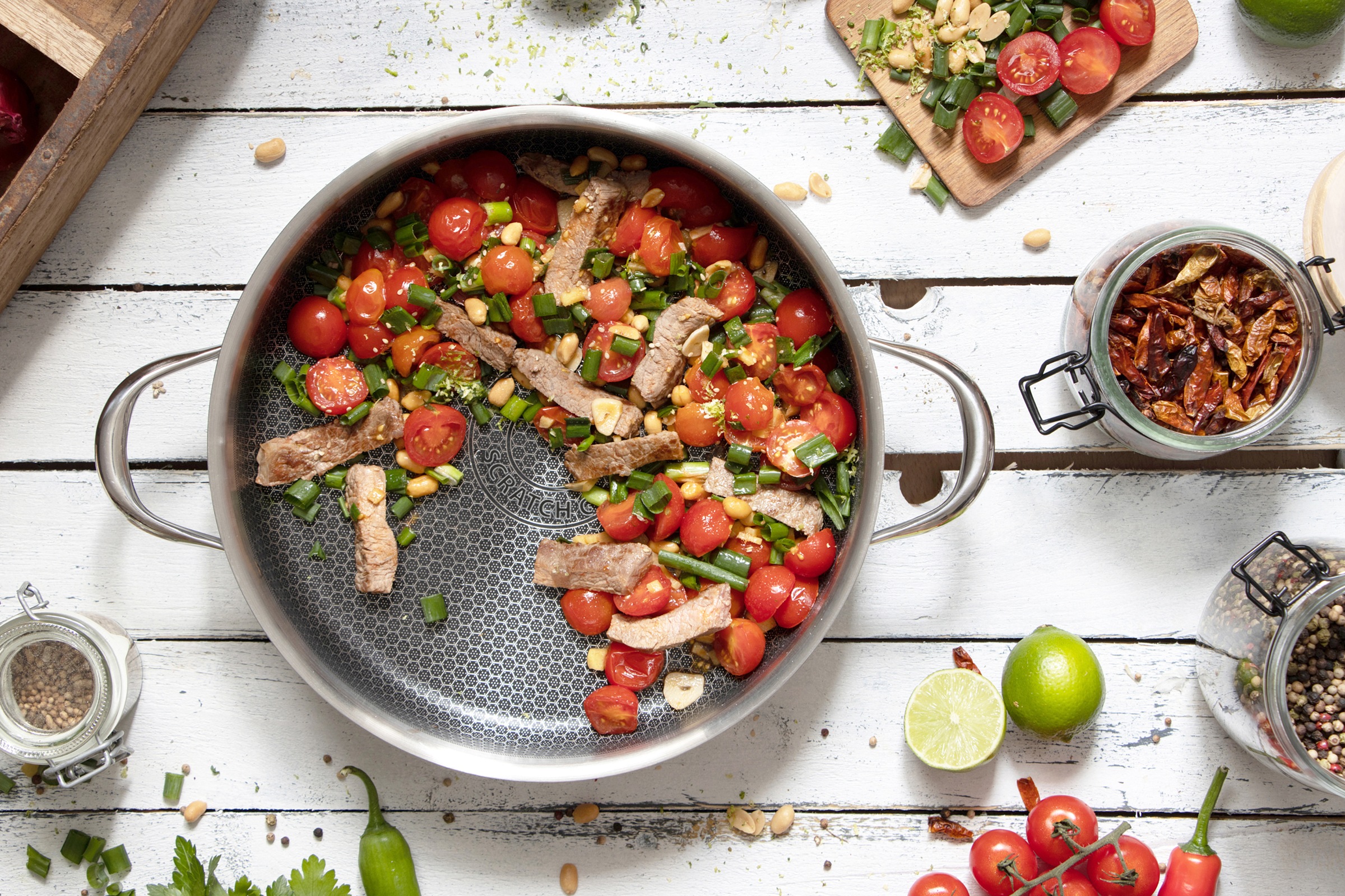 Elo Premium Servierpfanne »Relief Evolution Servierpfanne« Edelstahl 18/10 2 tlg. tlg.