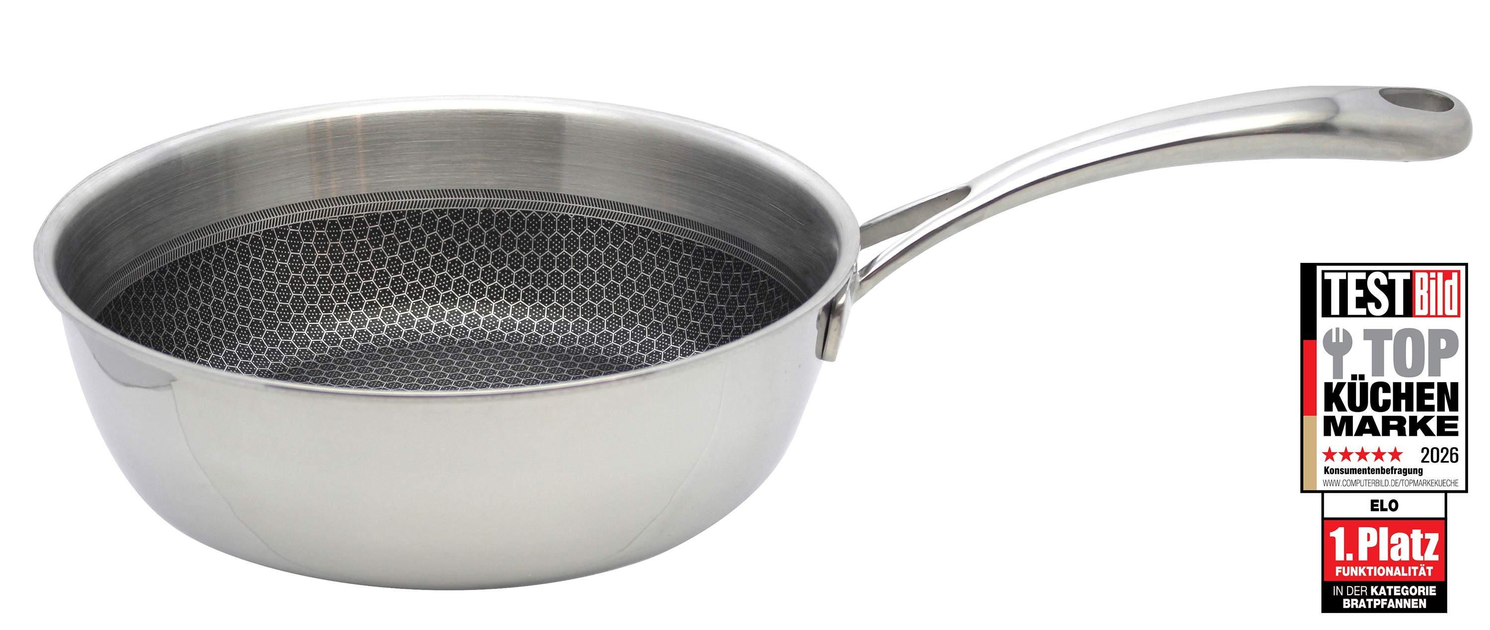 Elo Premium "Relief Evolution Sauteuse" 1 tlg. tlg. Edelstahl 18/10