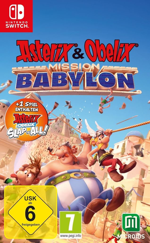 ASTRAGON Spielesoftware "Asterix & Obelix - Mission Babylon - Day One Edition", Nintendo Switchweiß, neutral, Spielesoftware