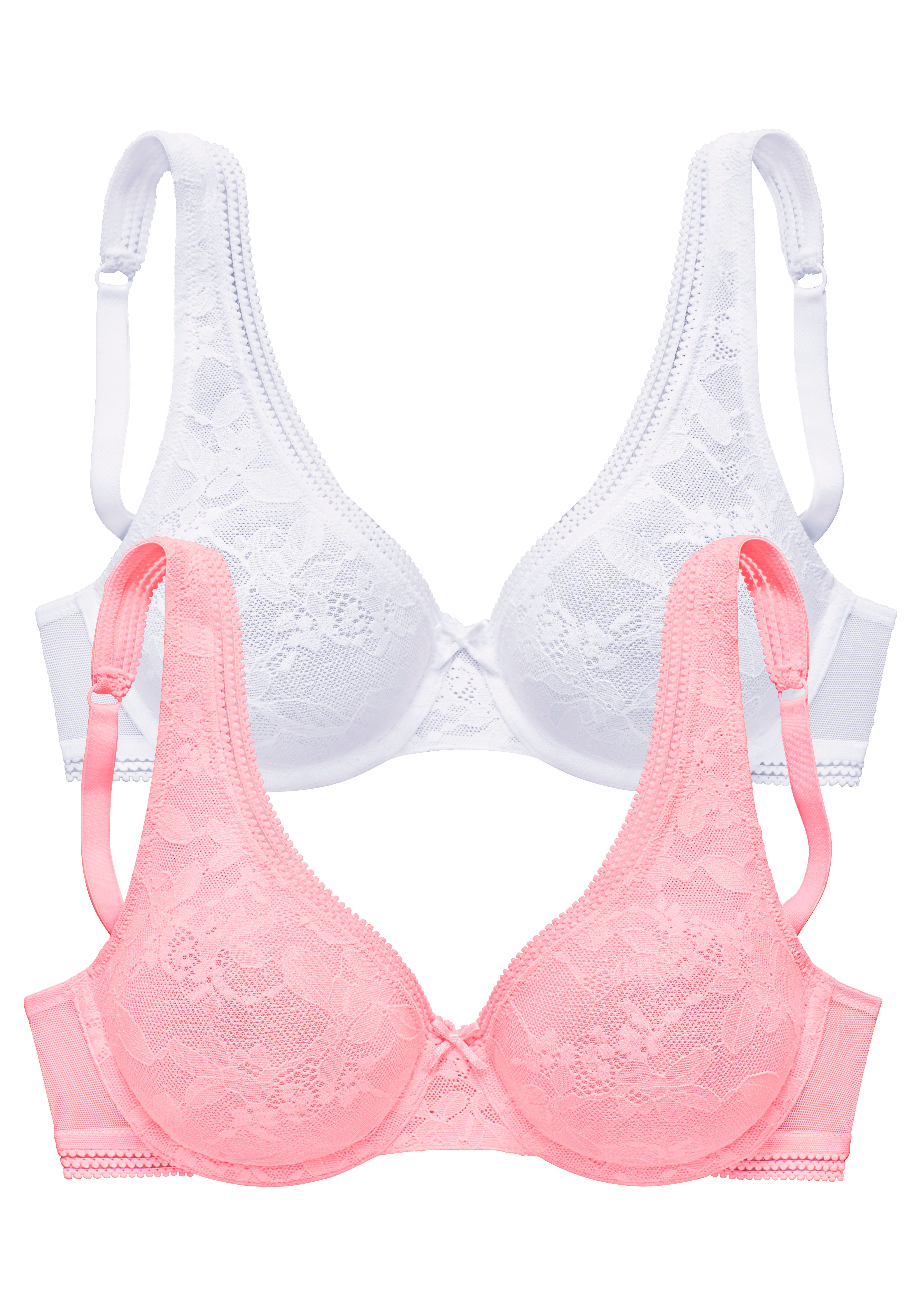petite fleur by Lascana T-Shirt-BH Packung, mit Bügel im günstigen Doppelpack