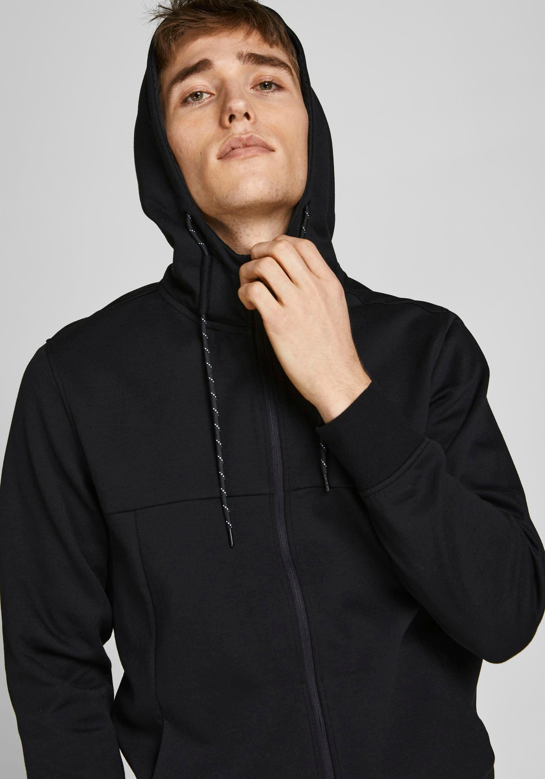 Jack & Jones Kapuzensweatjacke "JCOAIR SWEAT ZIP HOOD NOOS.", mit Kapuze günstig online kaufen