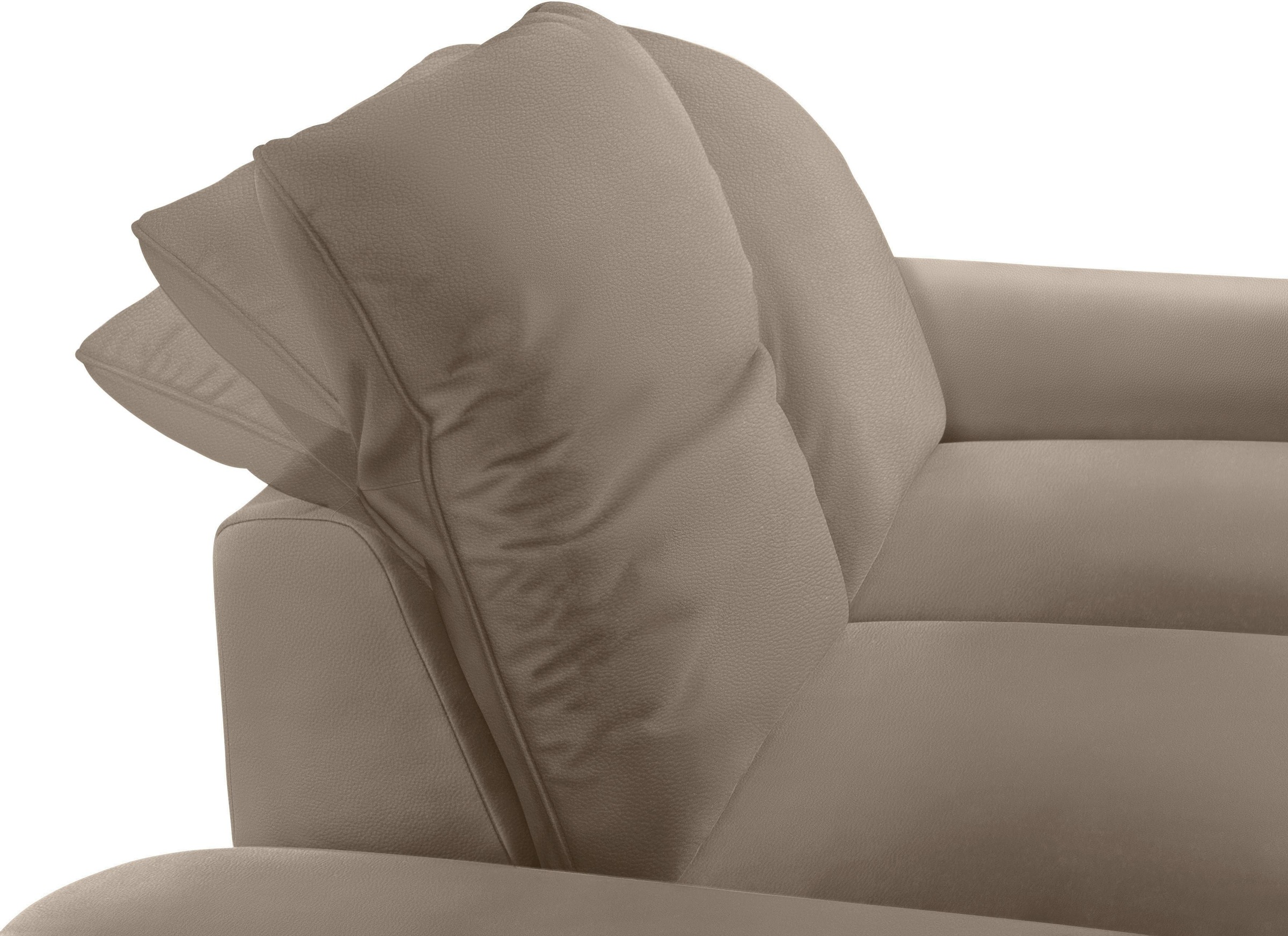 W.SCHILLIG 2,5-Sitzer »enjoy&MORE«, mit Sitztiefenverstellung, Füße silber matt, Breite 232 cm